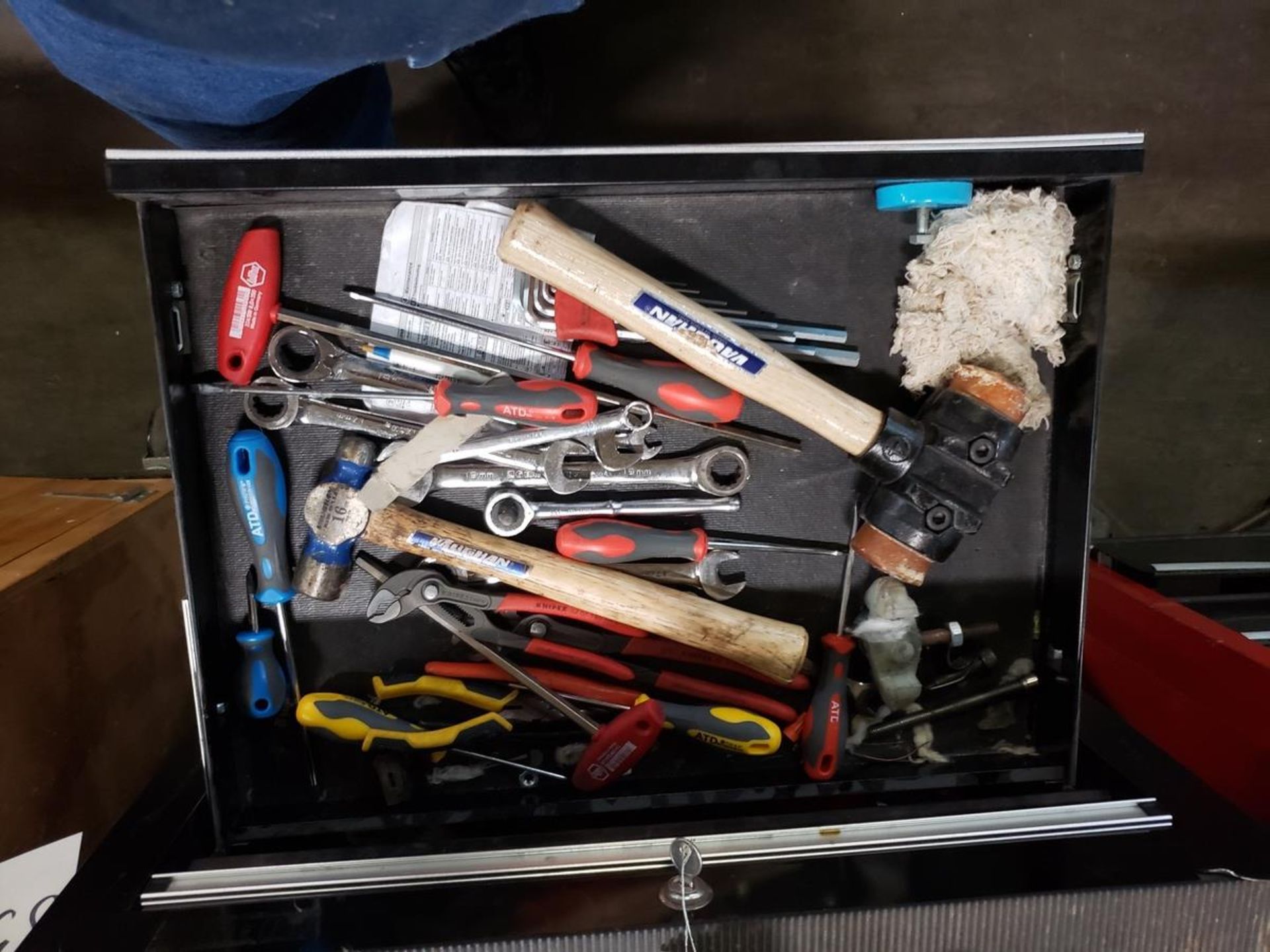 Uline Bottom Tool Chest, W/ Contents, (See Additional Pictures) Rig Fee: $25 - Image 3 of 6