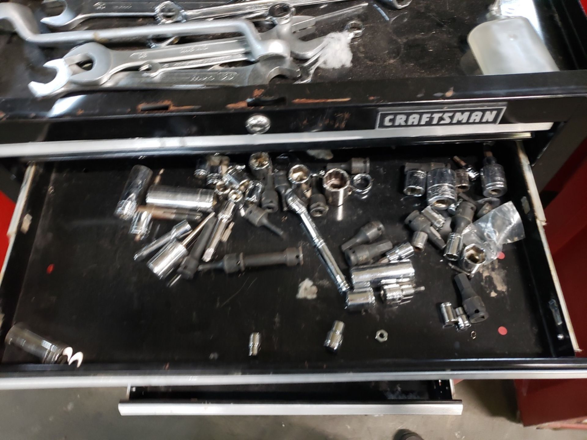 Craftsman Top & Bottom Tool Chests, W/ Contents, (See Additional Pictures) Rig Fee: $25 - Image 3 of 6