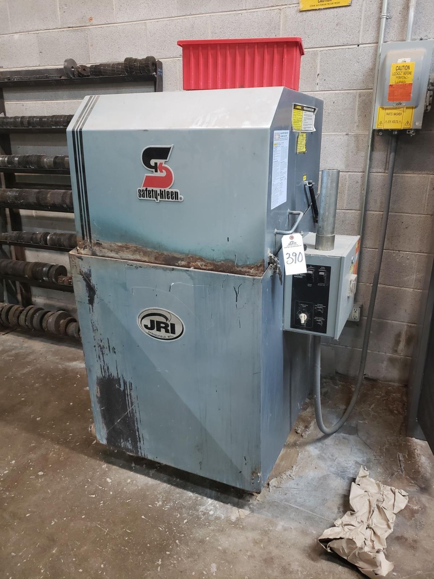 JRI Automatic Solvent Free Parts Washer Rig Fee: $100