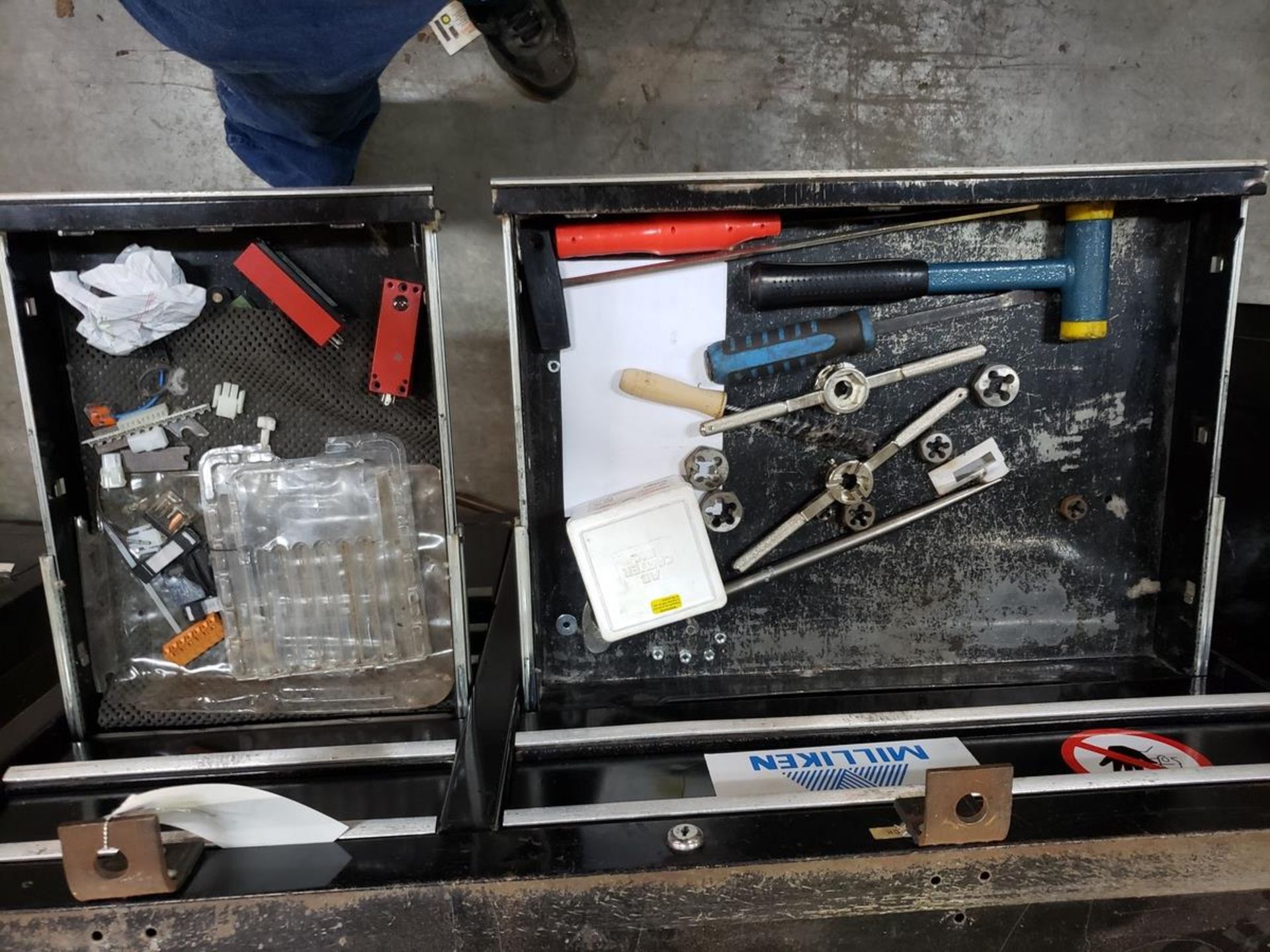 Uline Bottom Tool Chest, W/ Contents, (See Additional Pictures) Rig Fee: $25 - Image 4 of 6