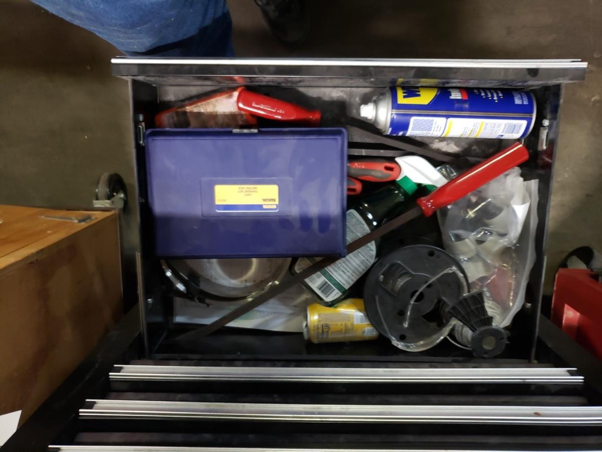 Uline Bottom Tool Chest, W/ Contents, (See Additional Pictures) Rig Fee: $25 - Image 5 of 6