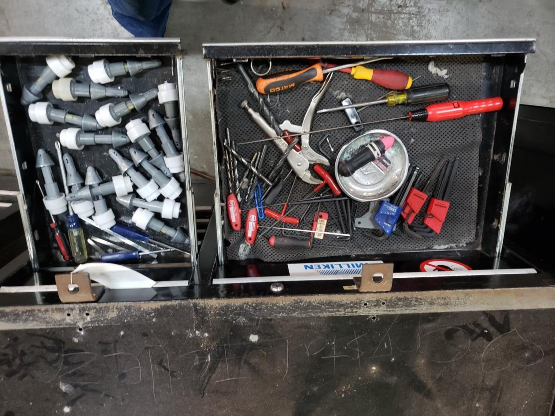 Uline Bottom Tool Chest, W/ Contents, (See Additional Pictures) Rig Fee: $25 - Image 3 of 6