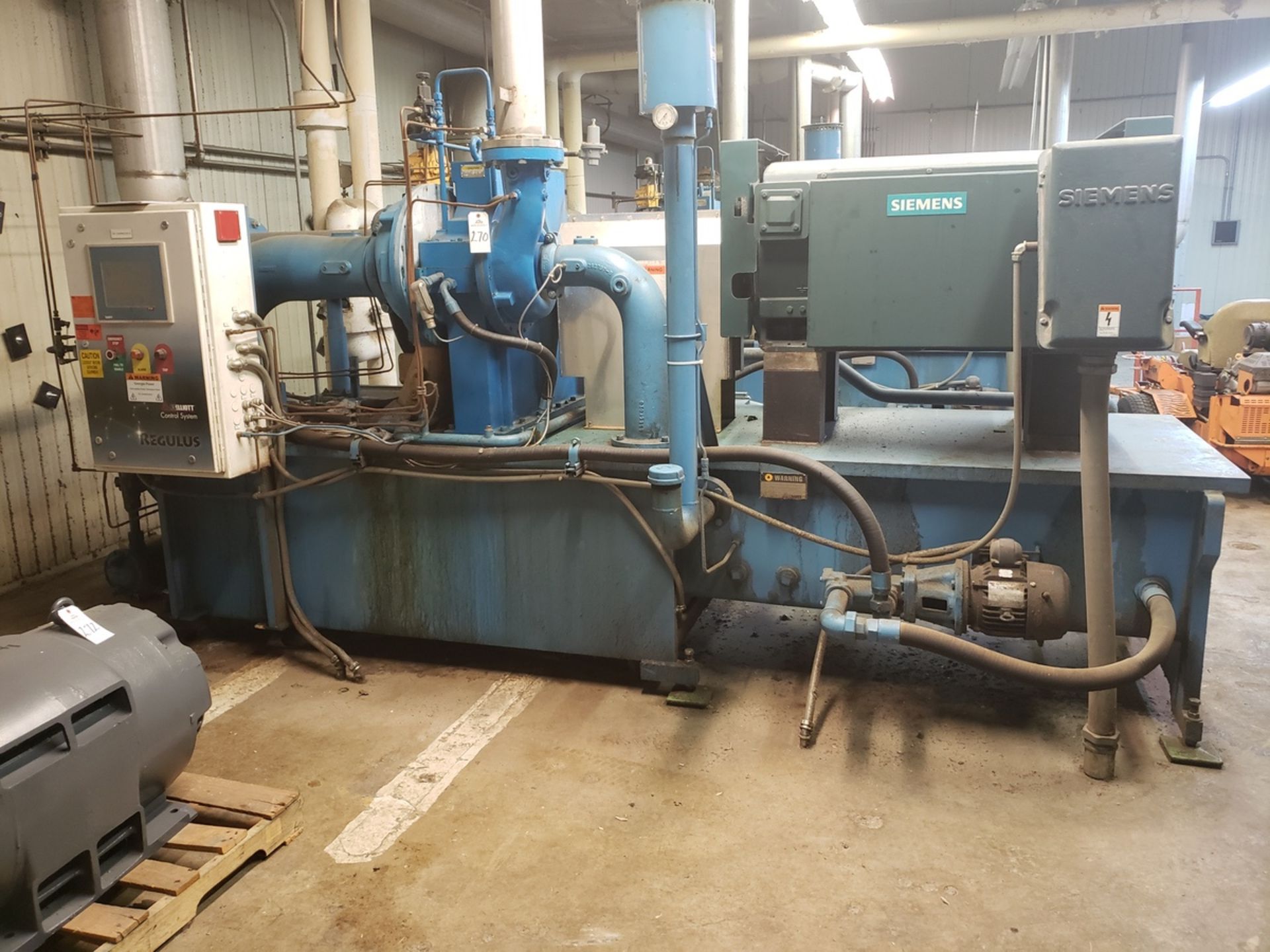 F.S. Elliott 800 HP Turbo-Vane Air Compressor Skid, M# A5JL2086-1, W/ FS Elliott Regu Rig Fee: $1000