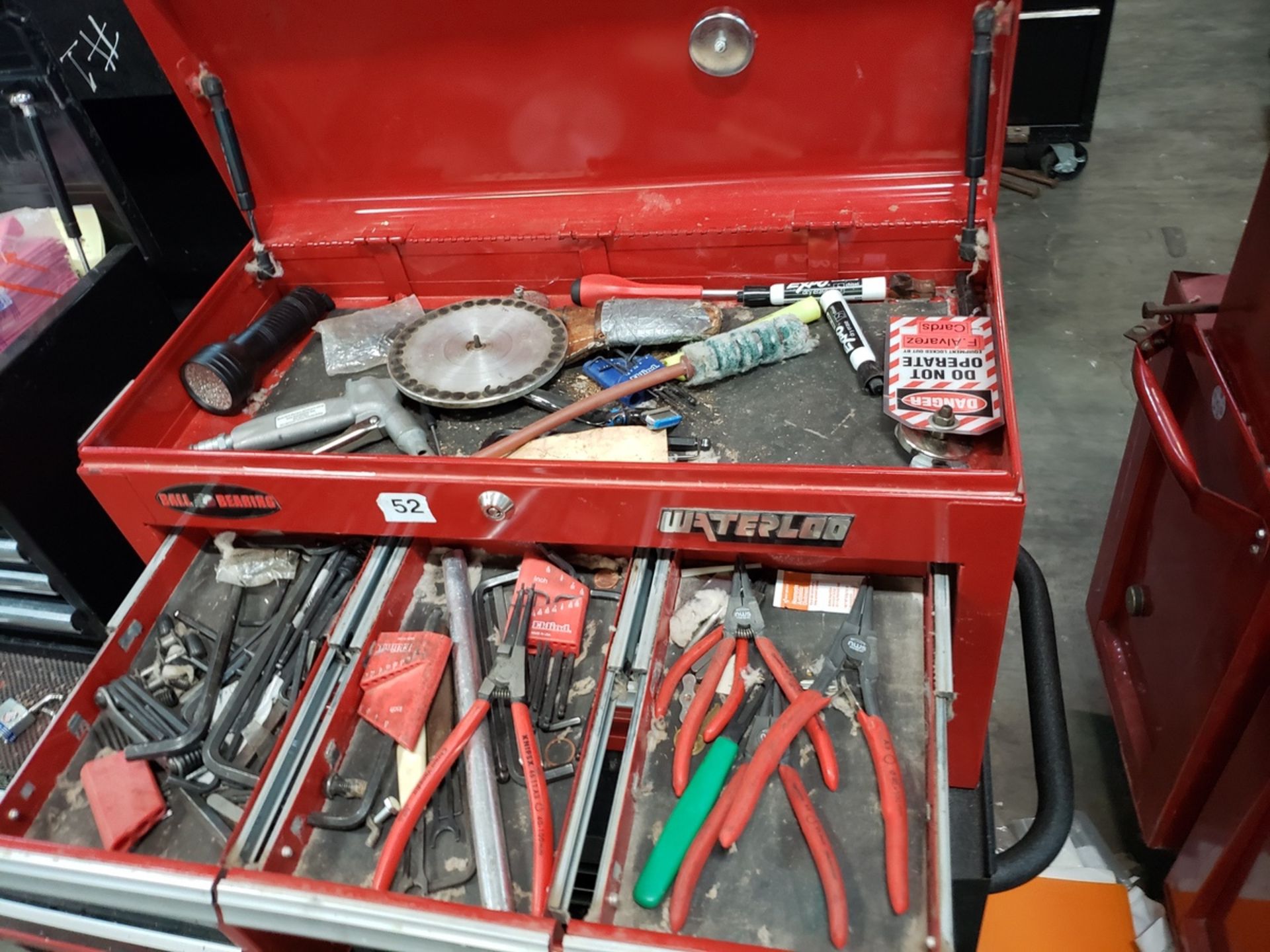 Waterloo Top & Husky Bottom Tool Chests, W/ Contents, (See Additional Pictures) Rig Fee: $25 - Image 2 of 10