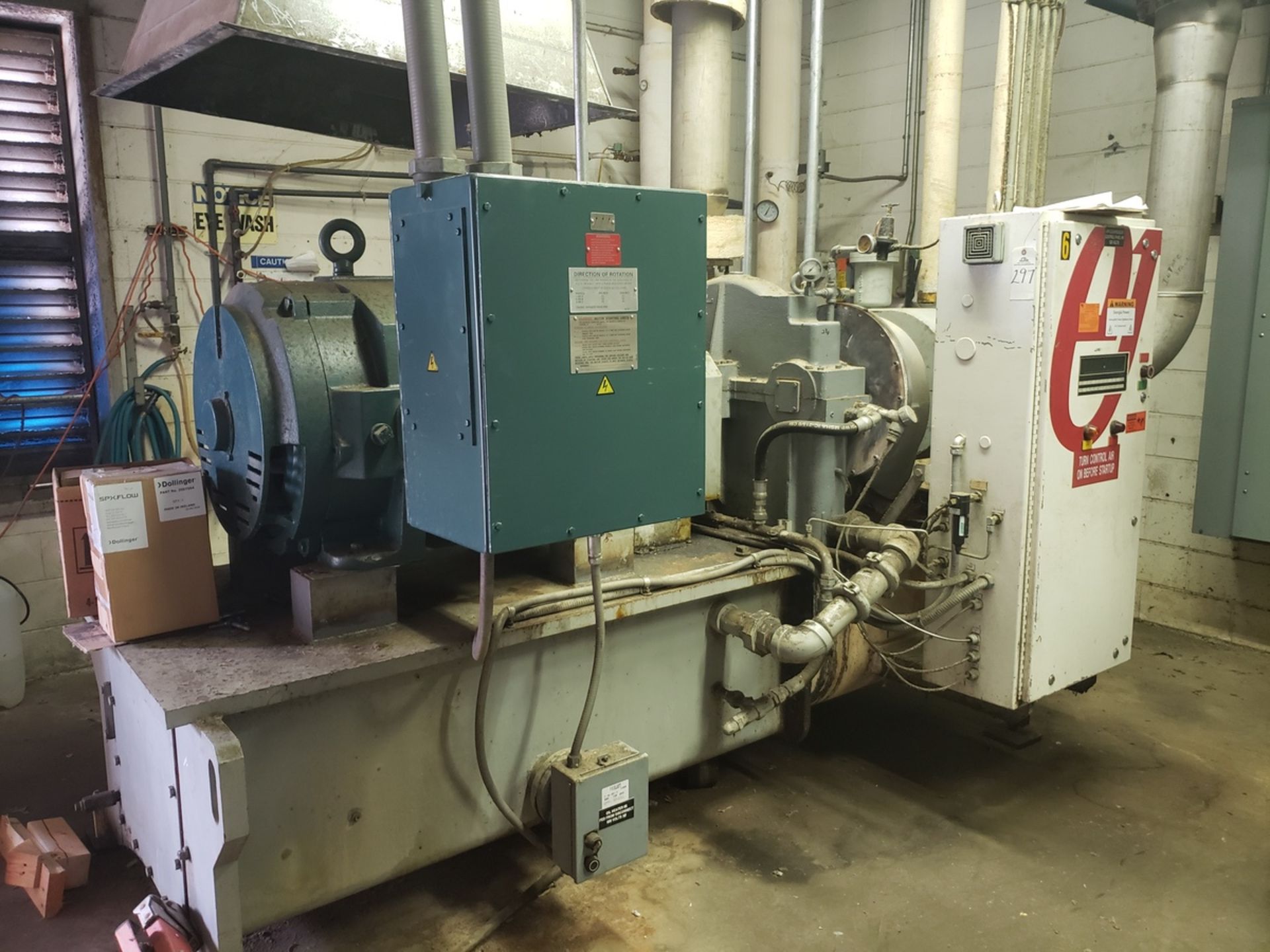 2016 F.S. Elliott 500 HP Turbo-Vane Air Compressor Skid, W/ FS Elliott Controller Rig Fee: $1350