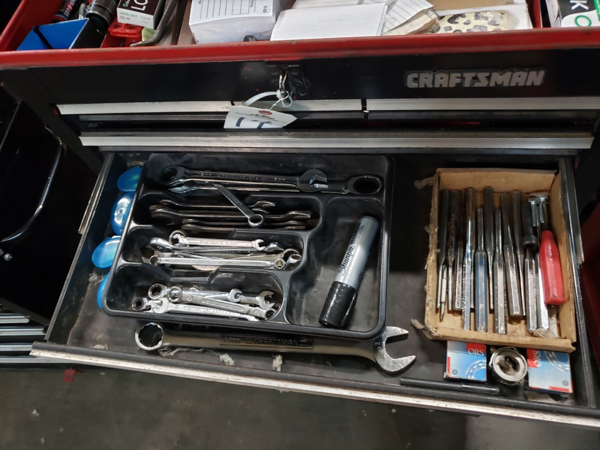 Craftsman Top & Uline Bottom Tool Chests, W/ Contents, (See Additional Pictures) Rig Fee: $25 - Image 4 of 13