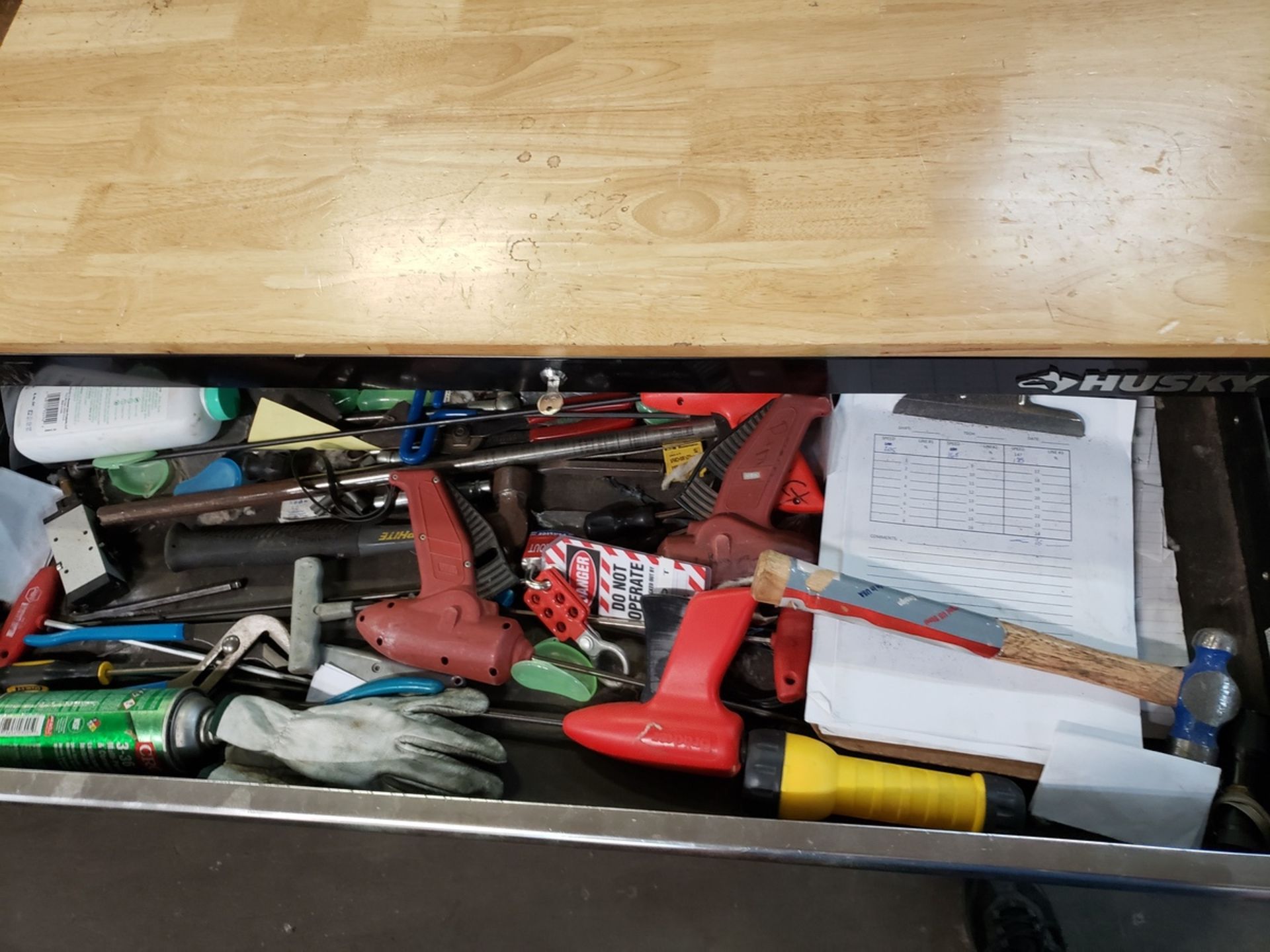 Husky Bottom Tool Chest, W/ Contents, (See Additional Pictures) Rig Fee: $25 - Image 2 of 6