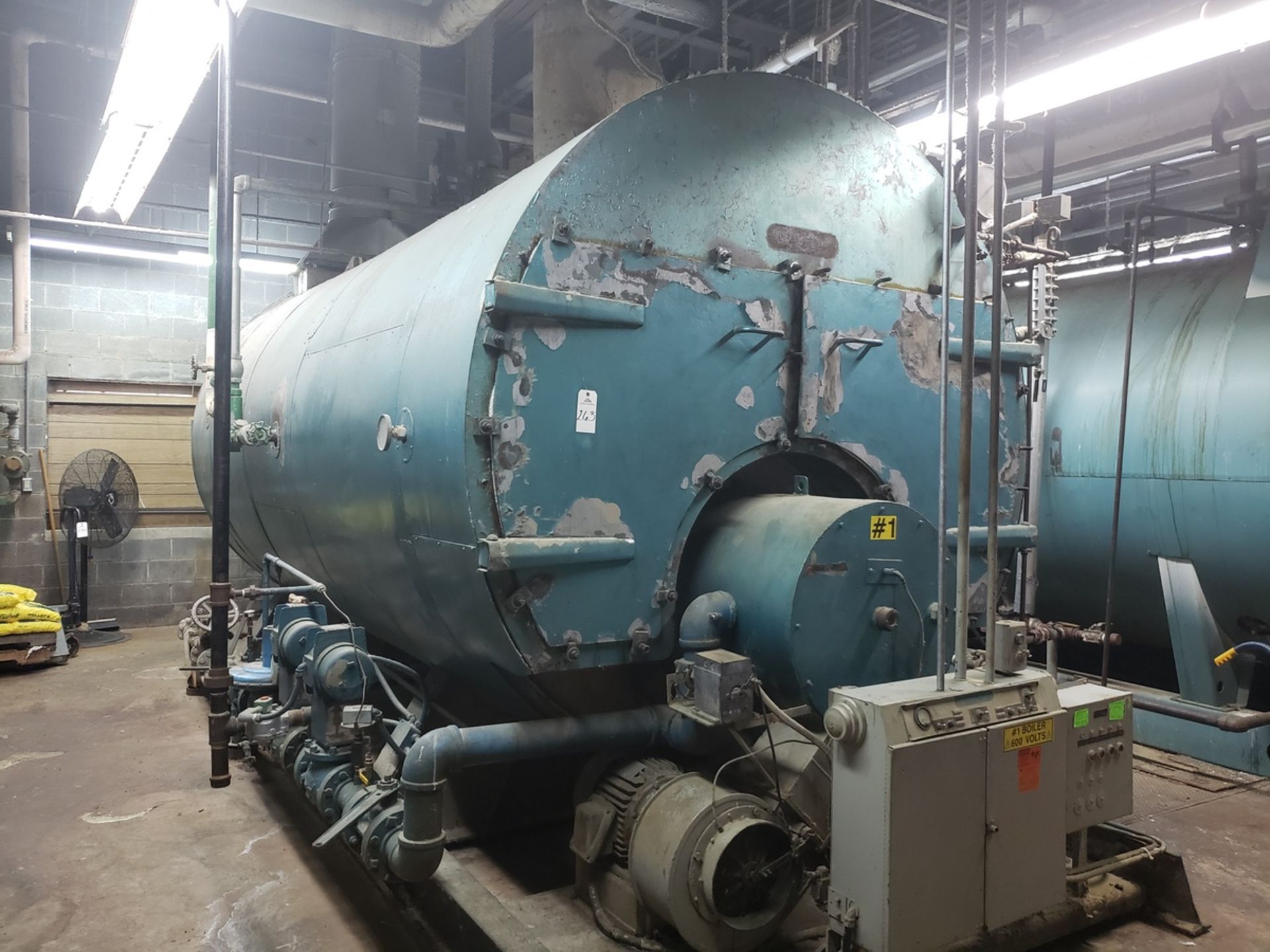 American Standard Kewanee Scotch Generator 500 HP Boiler, Diesel Fired, M# Rig Fee: $Contact Rigger