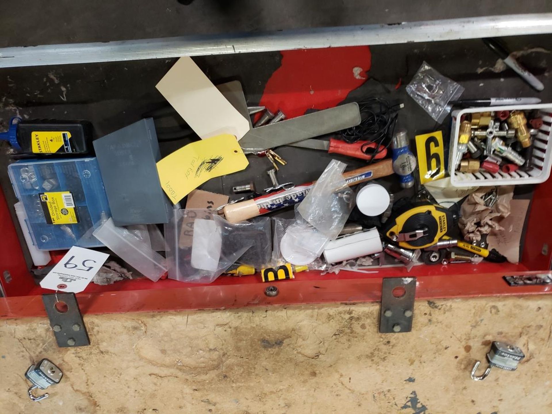 Lyon Bottom Tool Chest, W/ Contents, (See Additional Pictures) Rig Fee: $25 - Image 2 of 4