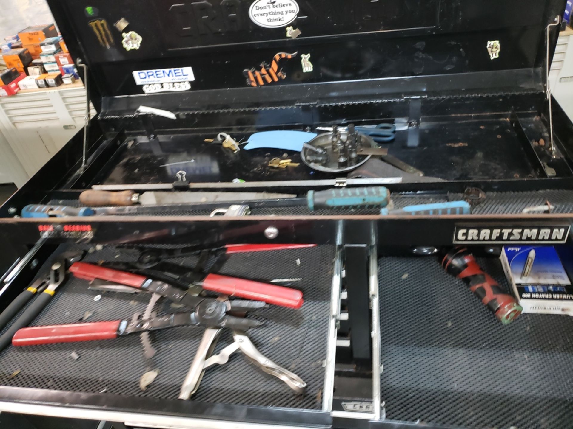 Craftsman Top & Bottom Tool Chests, W/ Contents, (See Additional Pictures) Rig Fee: $50 - Image 2 of 14