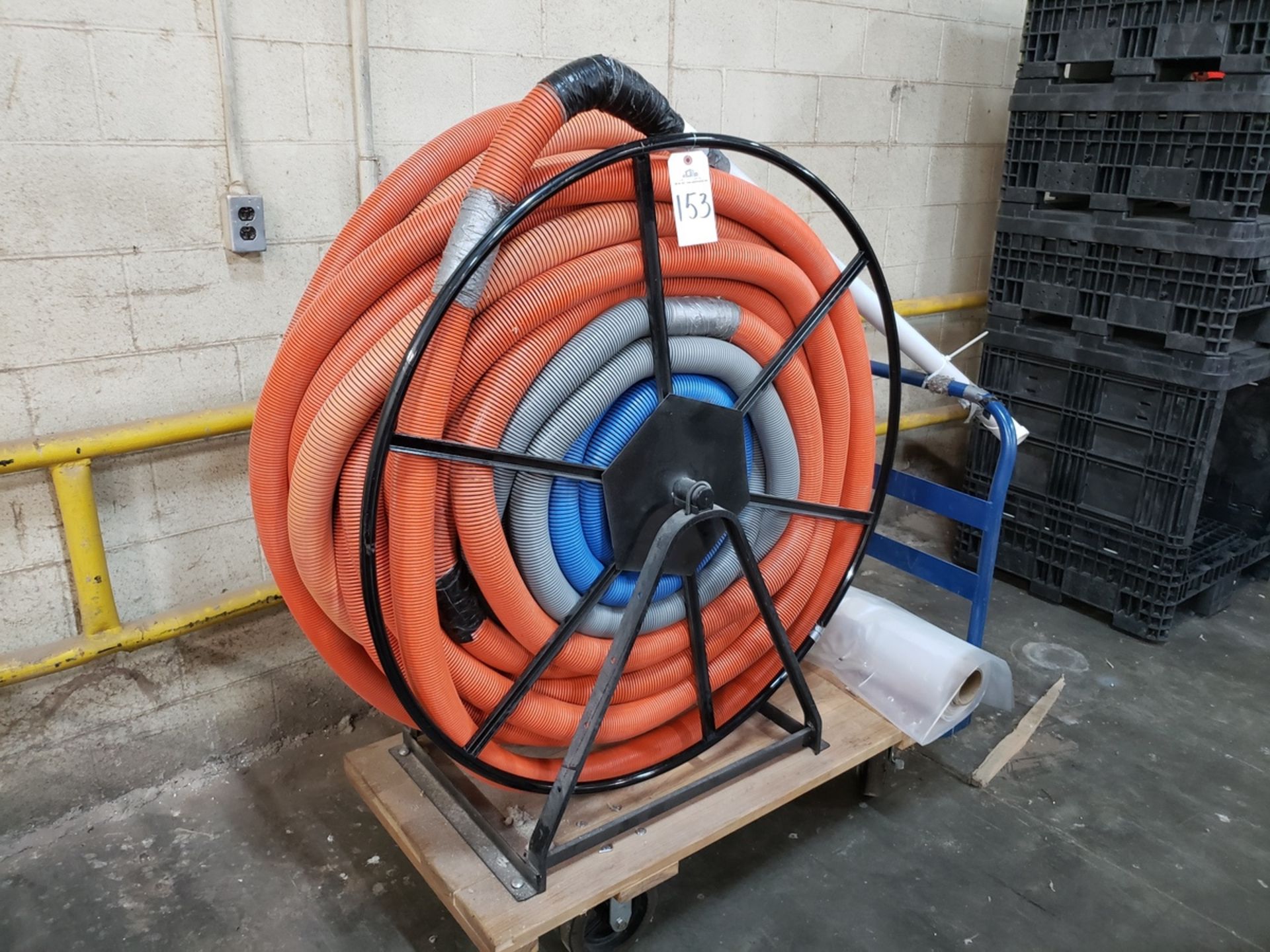 Vacuum Hose, W/ Reel & Cart Rig Fee: $25