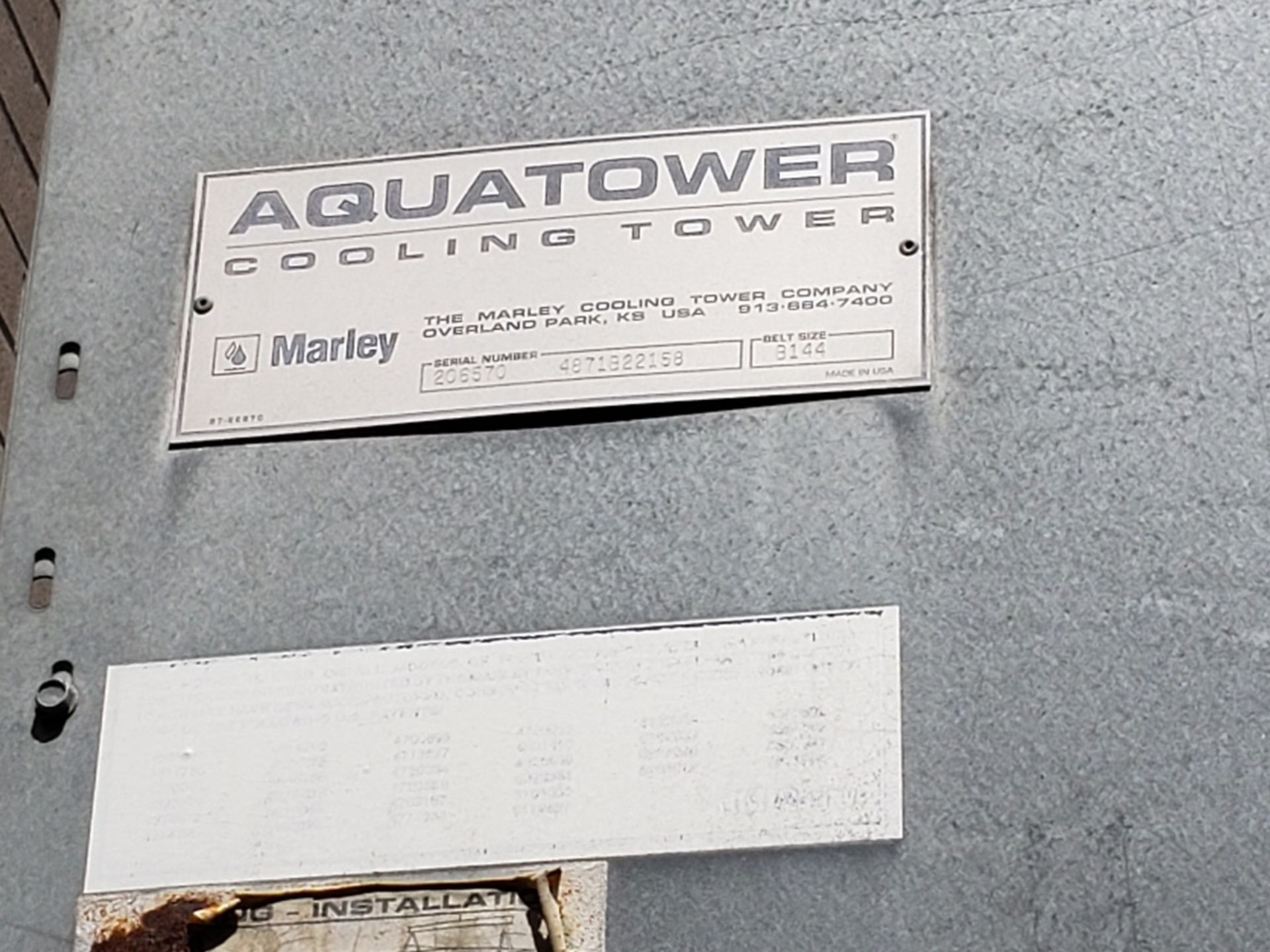 Marley Aquatower Cooling Tower, S/N 20650 4871822158 | Rig Fee: $3900 - Image 2 of 2
