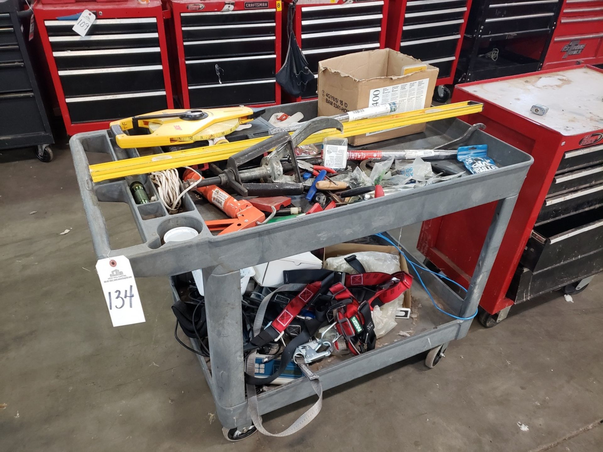 Shop Cart, W/ Hand Tools Rig Fee: $35