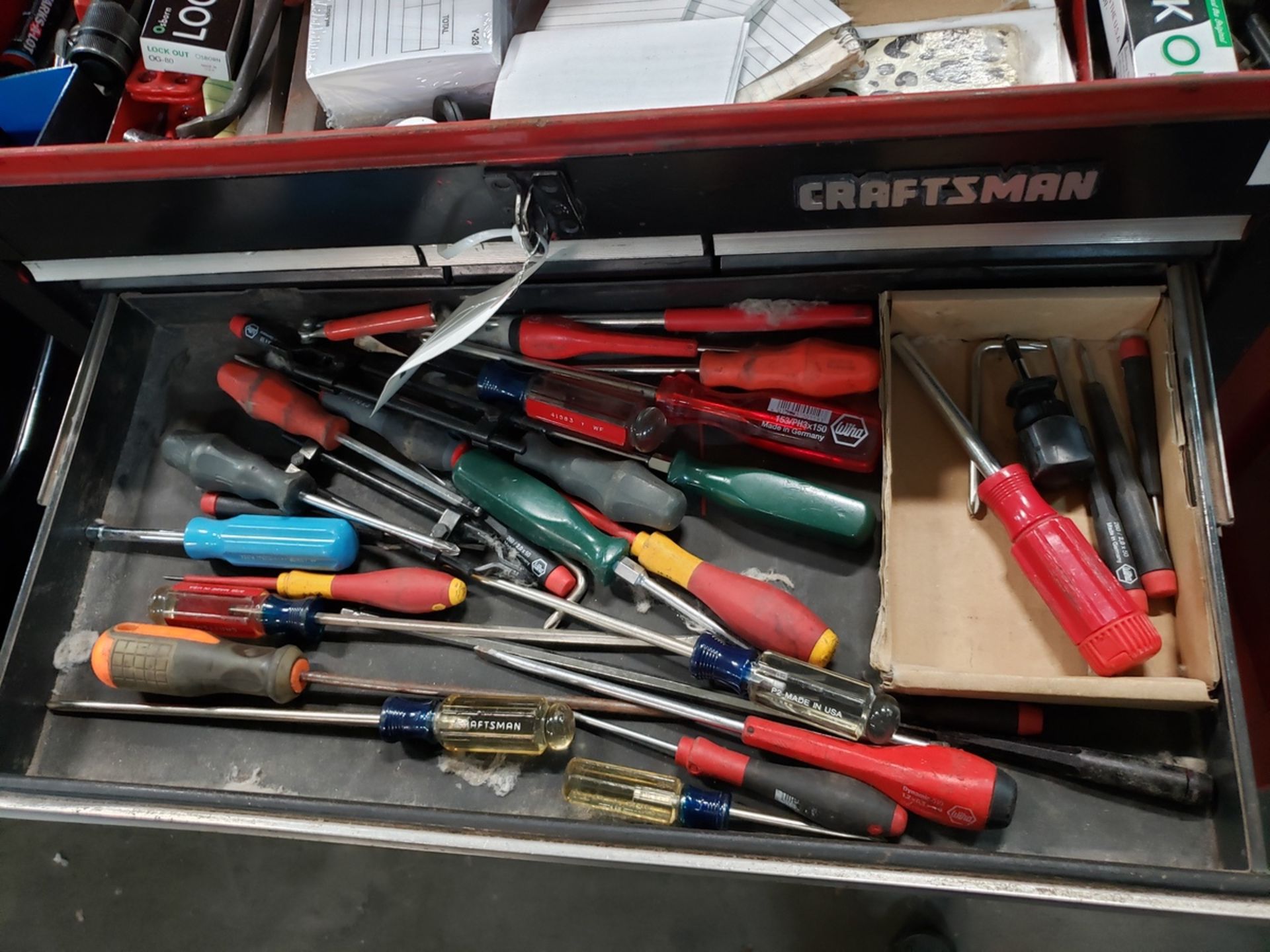 Craftsman Top & Uline Bottom Tool Chests, W/ Contents, (See Additional Pictures) Rig Fee: $25 - Image 3 of 13