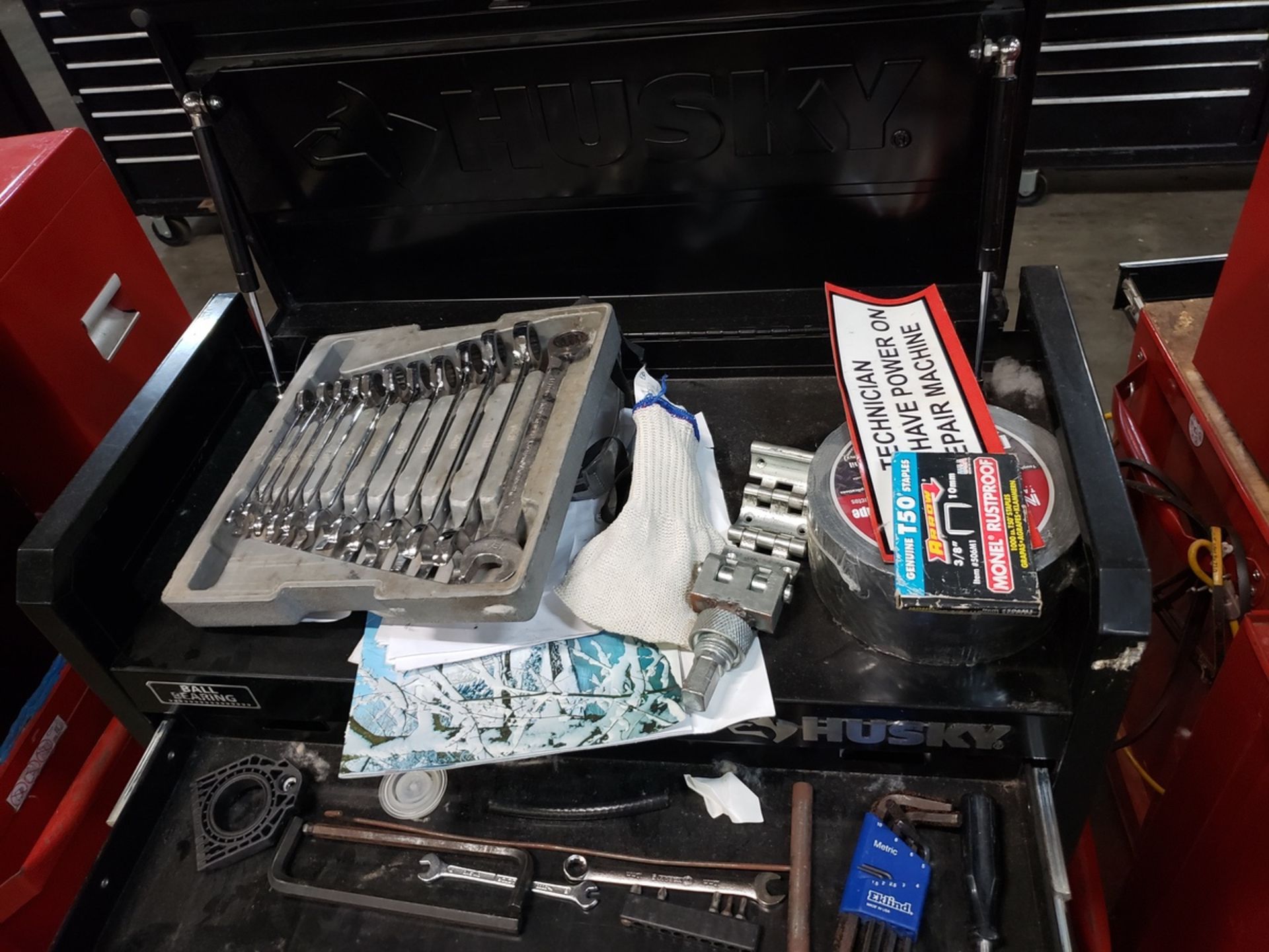 Husky Top & Craftsman Bottom Tool Chests, W/ Contents, (See Additional Pictures) Rig Fee: $25 - Image 2 of 6