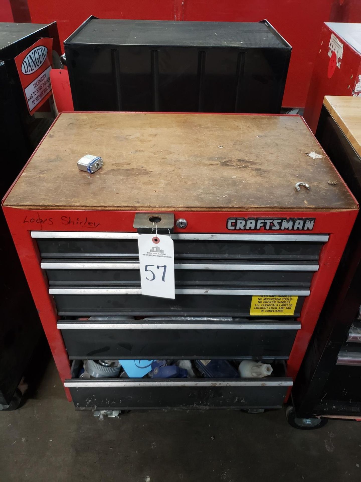 Craftsman Bottom Tool Chest, W/ Contents, (See Additional Pictures) Rig Fee: $25