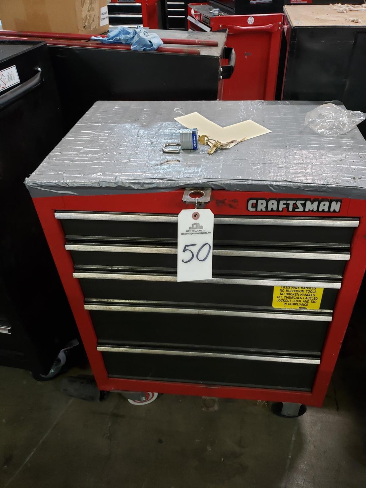 Craftsman Bottom Tool Chest, W/ Contents, (See Additional Pictures) Rig Fee: $25