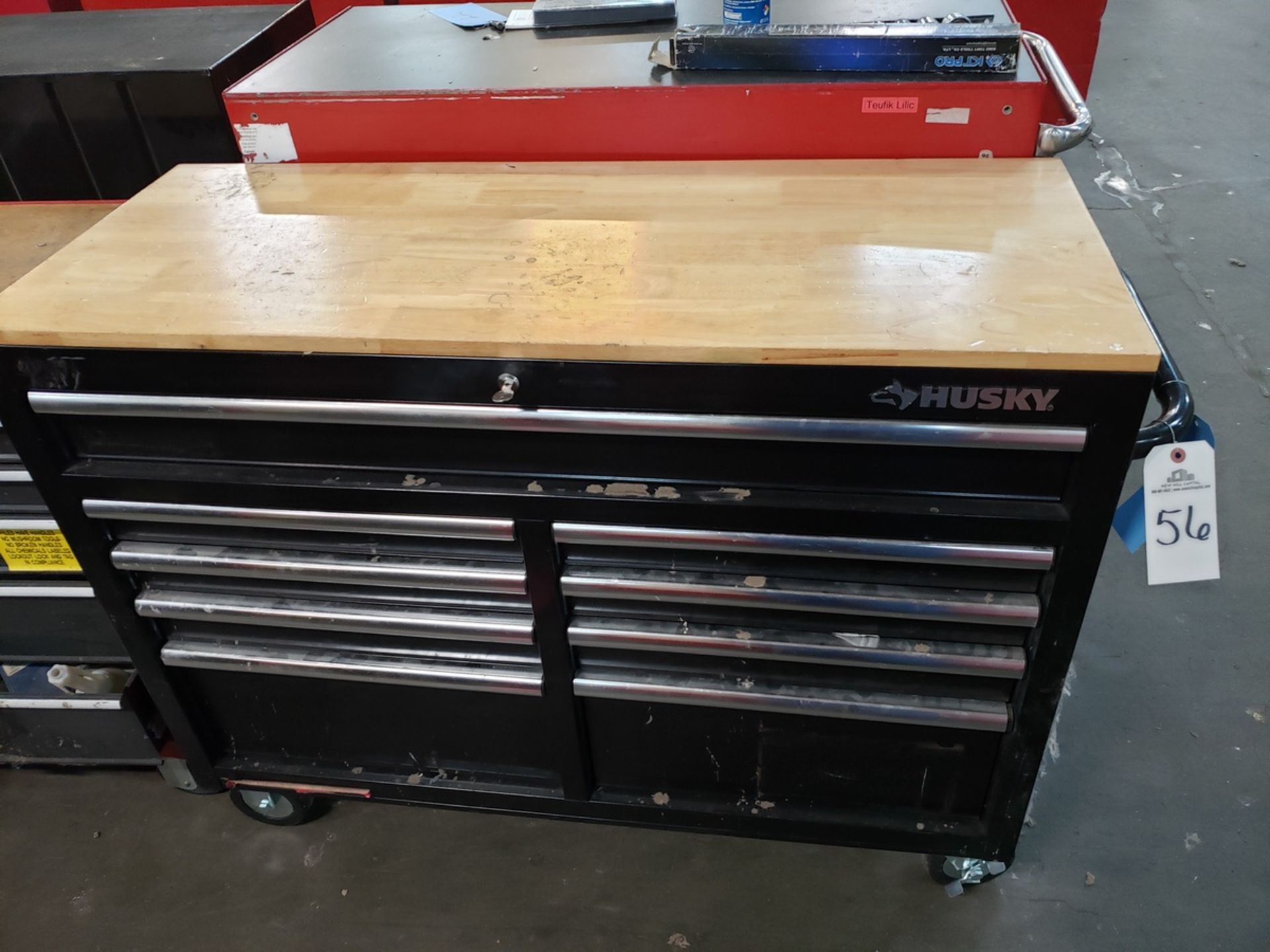 Husky Bottom Tool Chest, W/ Contents, (See Additional Pictures) Rig Fee: $25