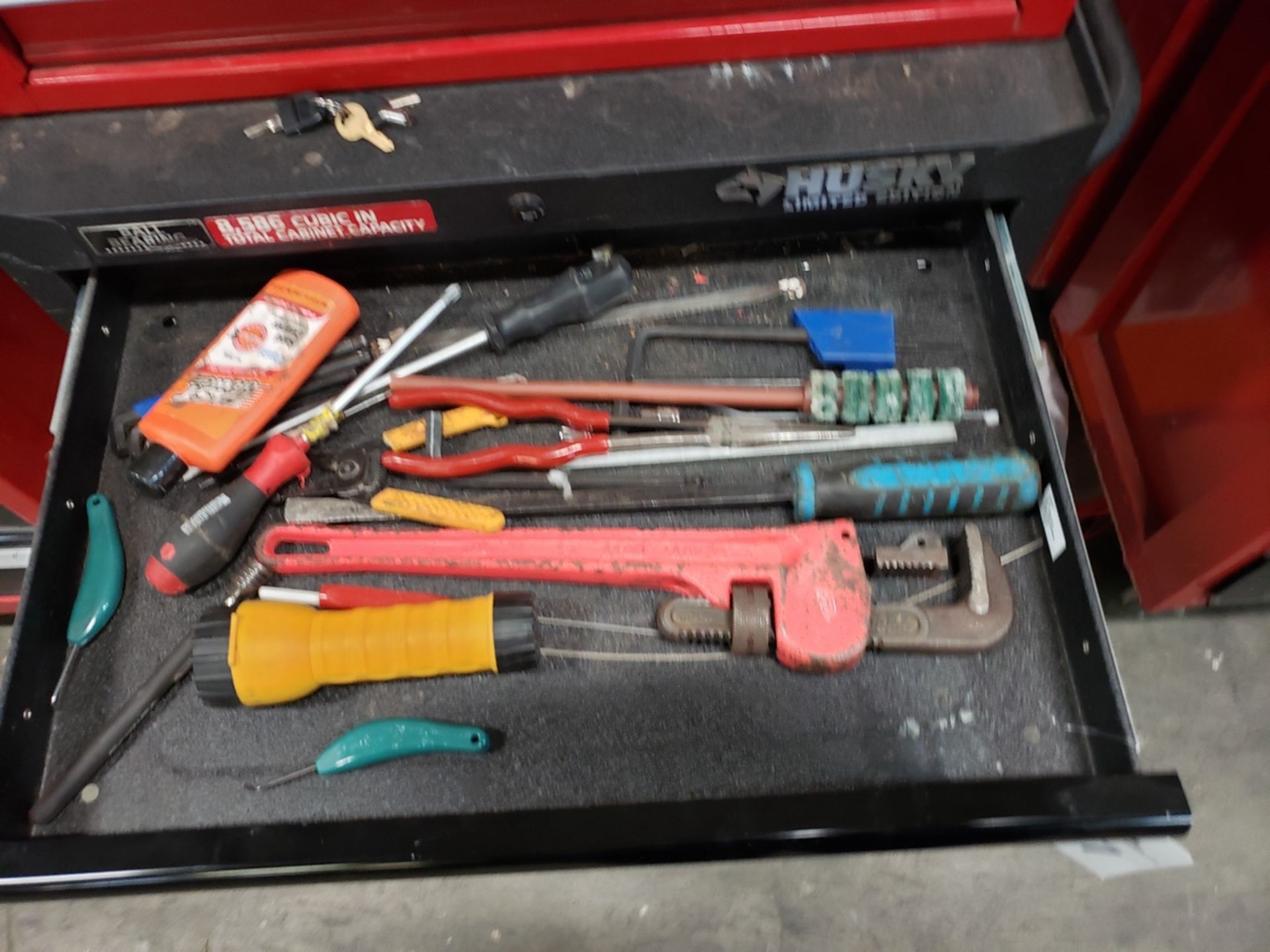 Waterloo Top & Husky Bottom Tool Chests, W/ Contents, (See Additional Pictures) Rig Fee: $25 - Image 6 of 10