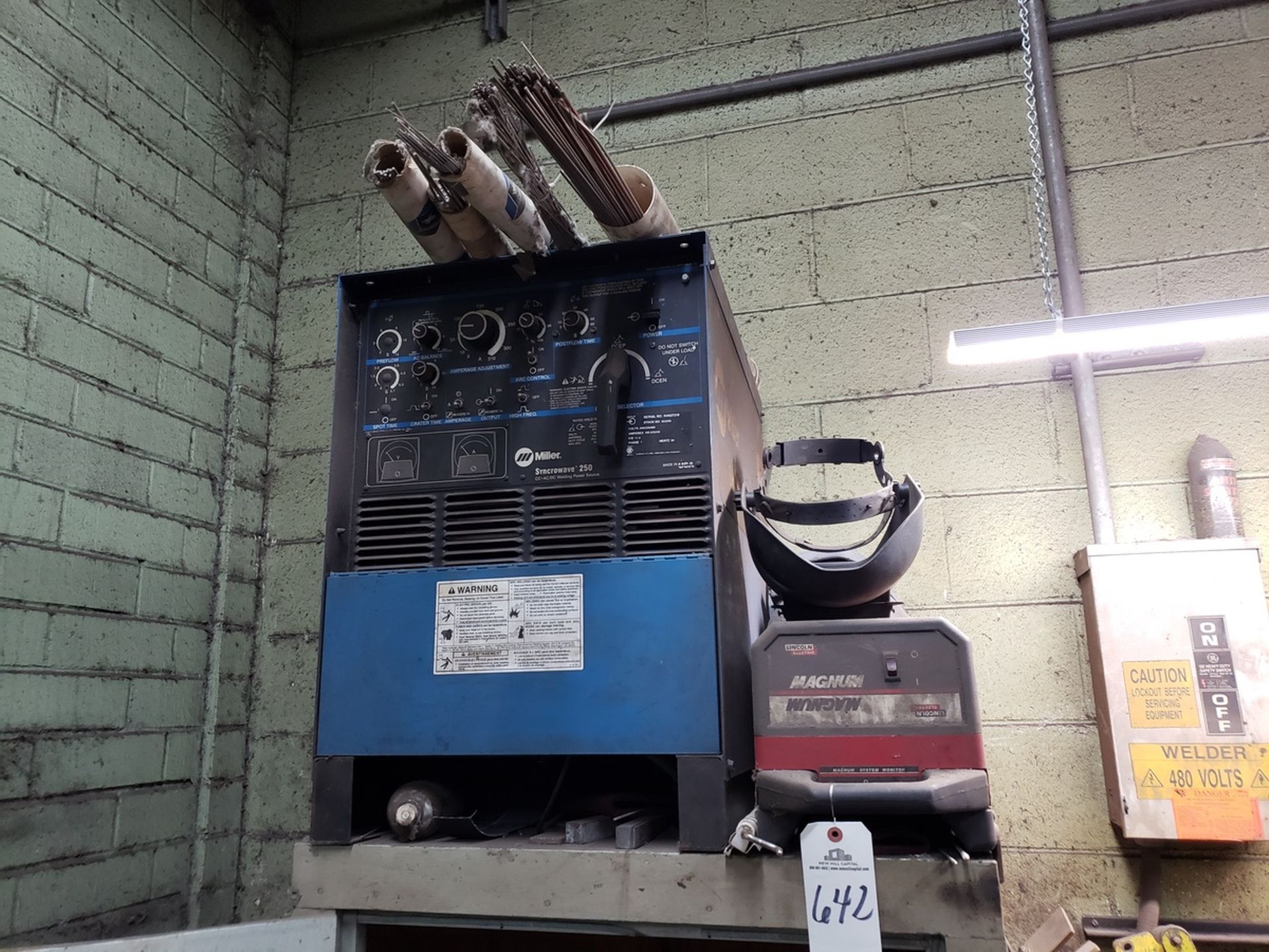 Miller Syncrowave 250 Welder, S/N KH427210 Rig Fee: $50