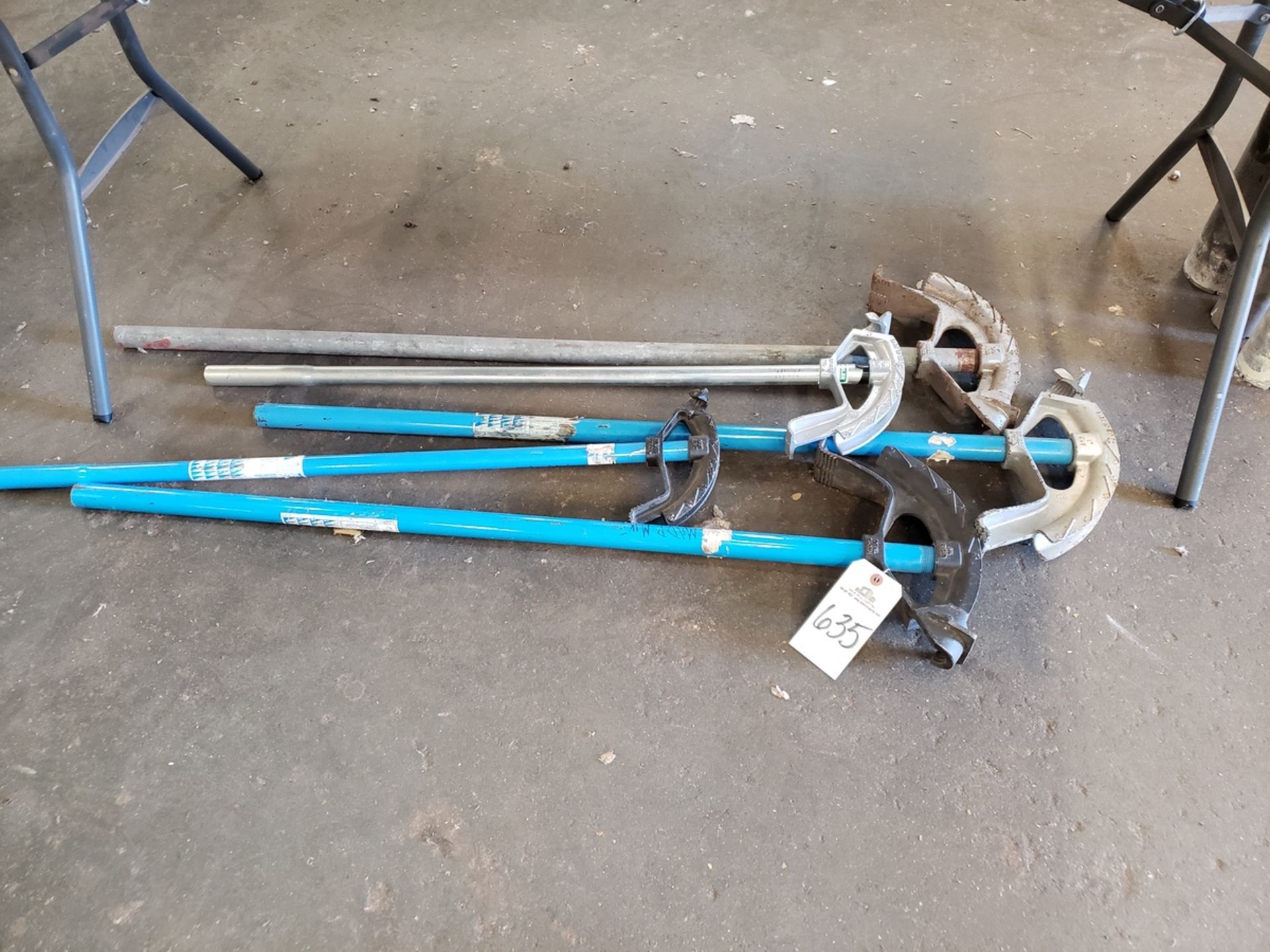 Lot of (5) Conduit Benders Rig Fee: $10