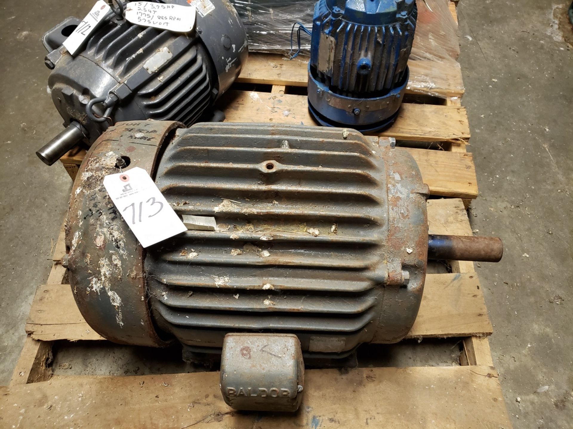 Baldor Electric Motor, 30 HP, Frame 1246M Rig Fee: $50