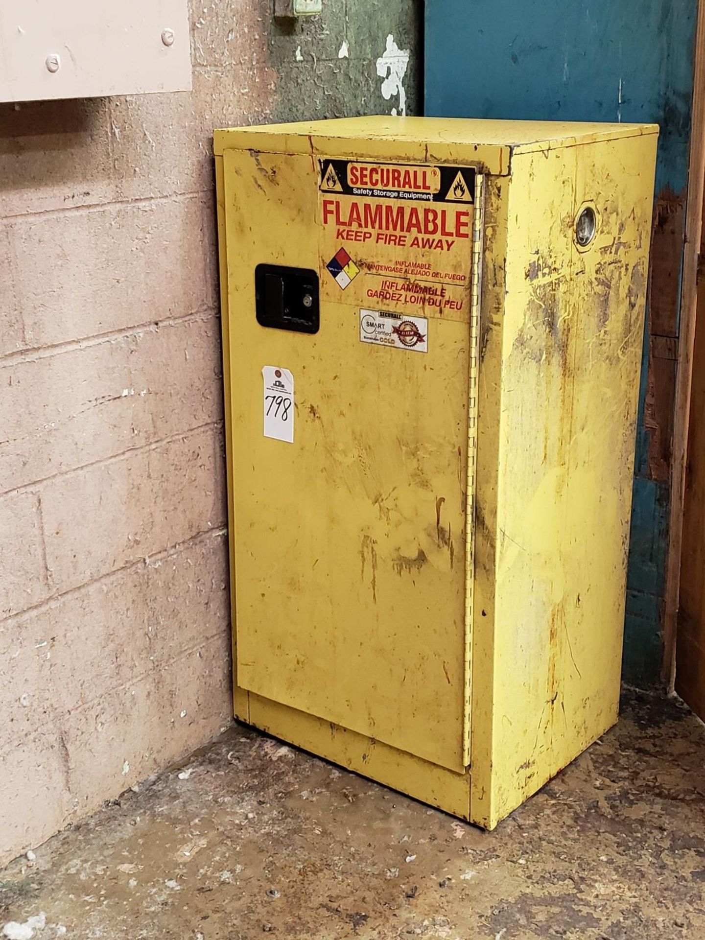 Flammable Storage Cabinet Rig Fee: $50