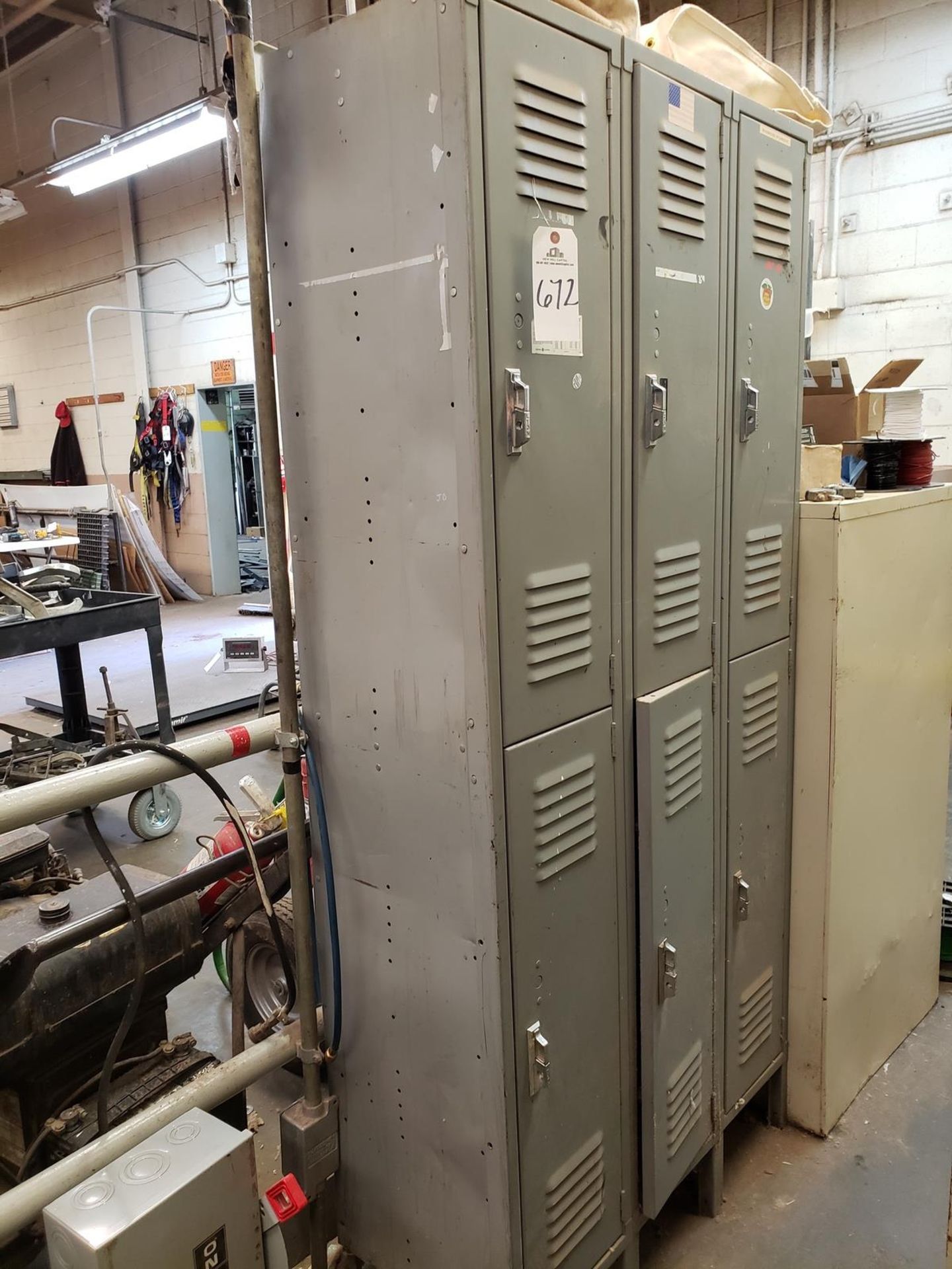 Lot of Employee Lockers Rig Fee: $50