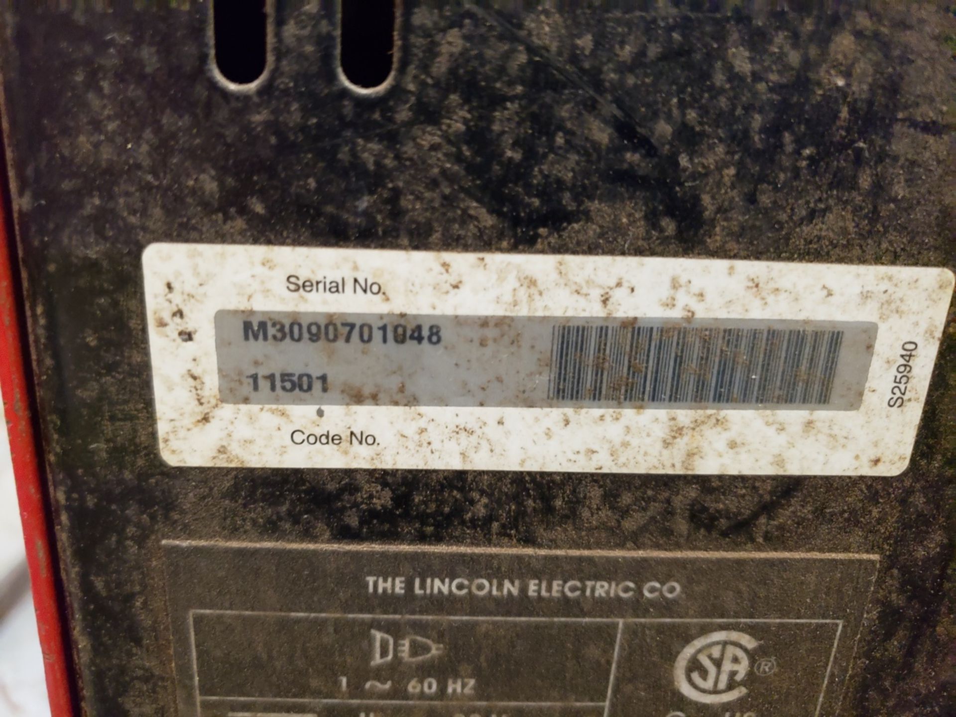 Lincoln SP-140T Welder, S/N M3090701948 Rig Fee: $25 - Image 2 of 2