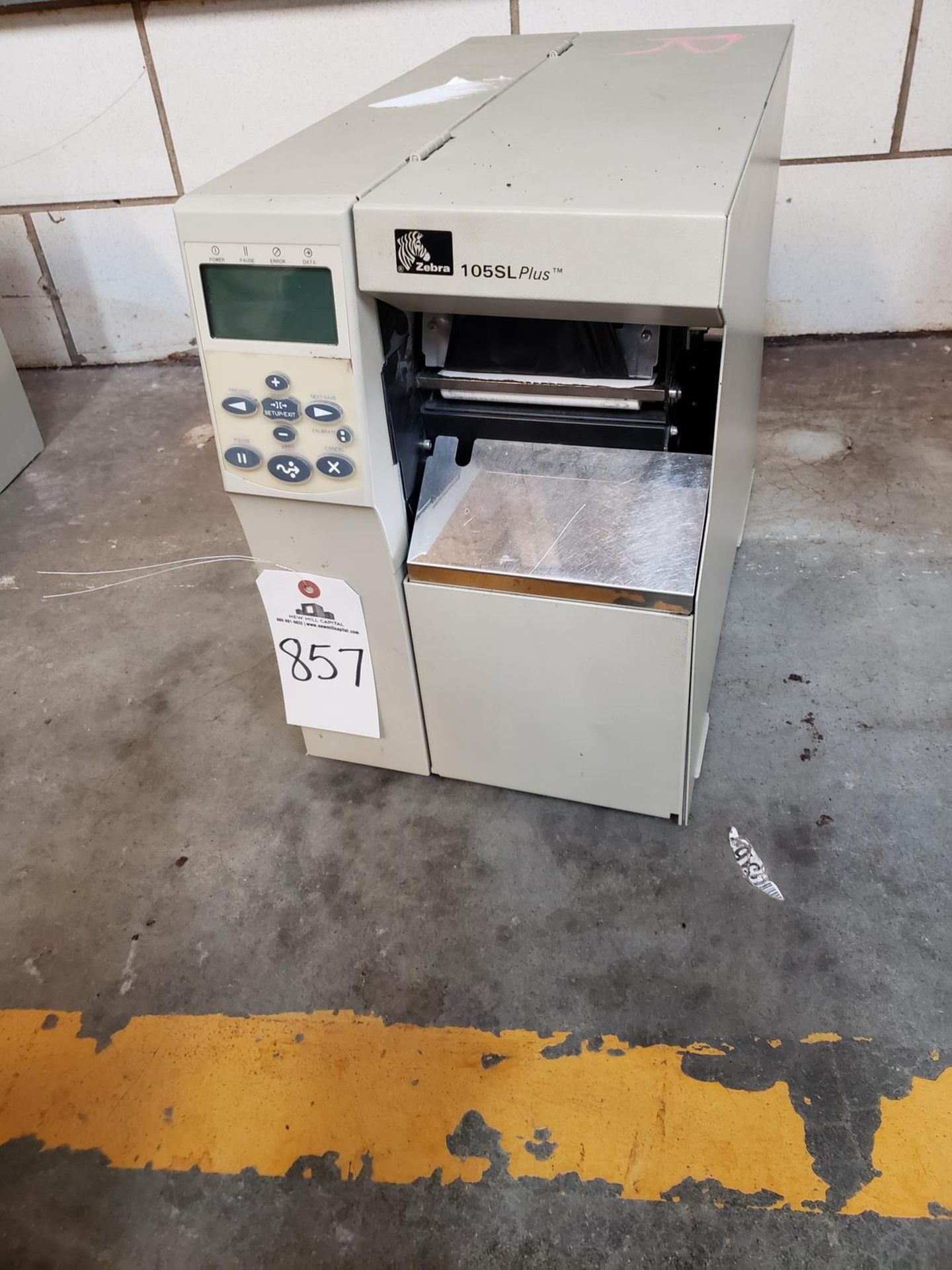 Zebra Printer, M# 105SLPlus, S/N 69J162801426 Rig Fee: $25