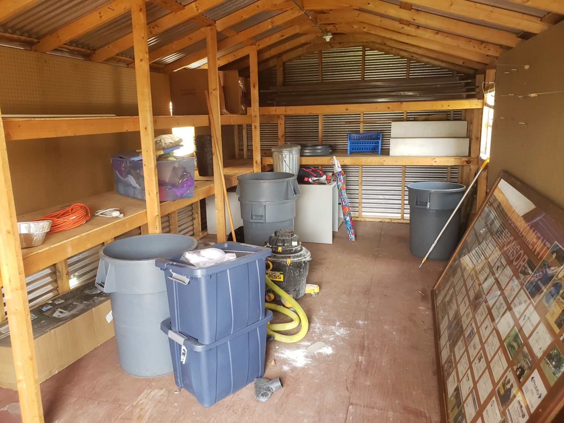 10' X 20' Storage Shed, W/ Contents Rig Fee: $Buyer To Remove - Image 2 of 2