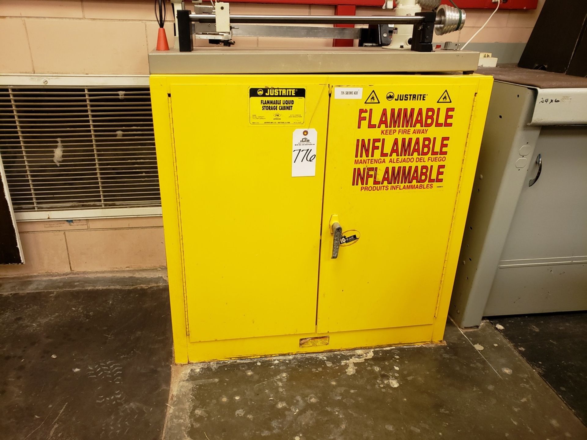 Flammable Storage Cabinet Rig Fee: $25