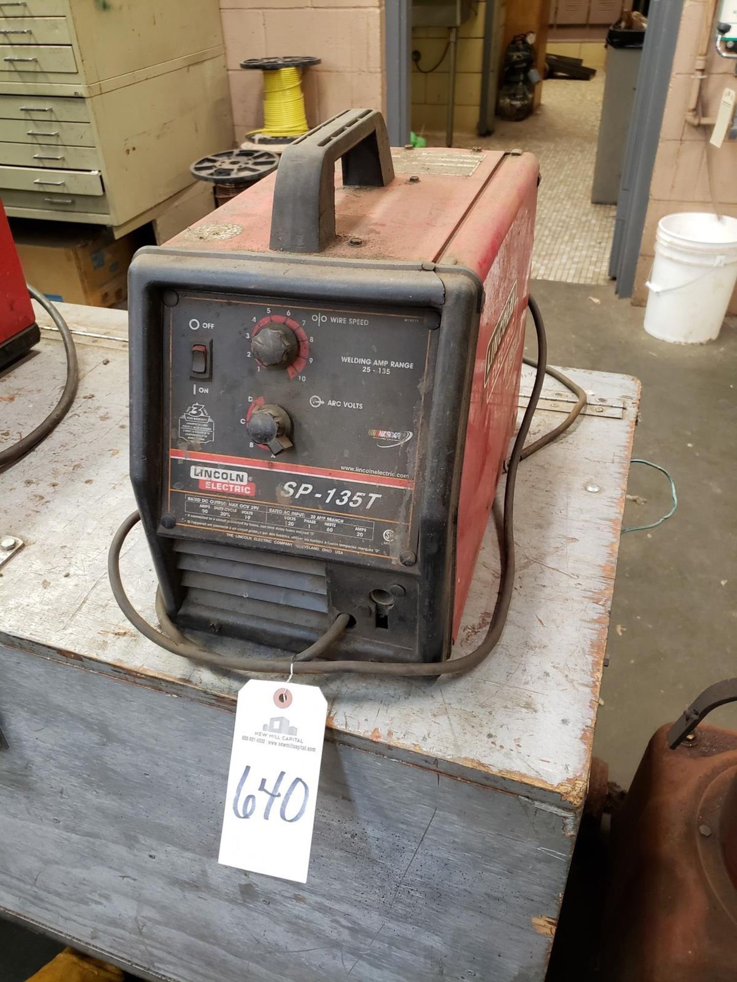 Lincoln SP-135T Welder, S/N M3070405177 Rig Fee: $25