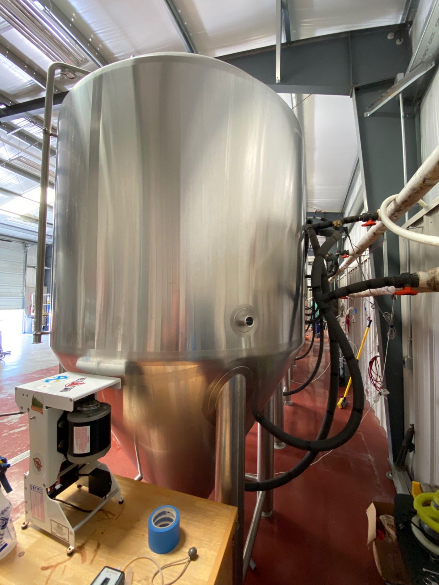 2017 Deutsche 20 BBL Fermenter, Steep Cone Bottom, Glycol Jacketed - Subj to Bulk | Rig Fee: 750 - Image 4 of 7