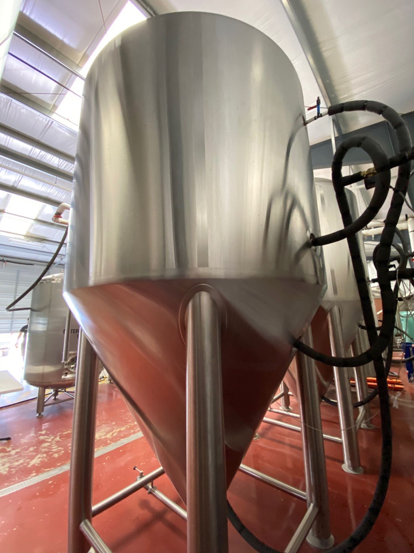 2016 ABE 40 BBL Fermenter, Steep Cone Bottom, Glycol Jacketed, Approx - Subj to Bulk | Rig Fee: 900 - Image 3 of 6