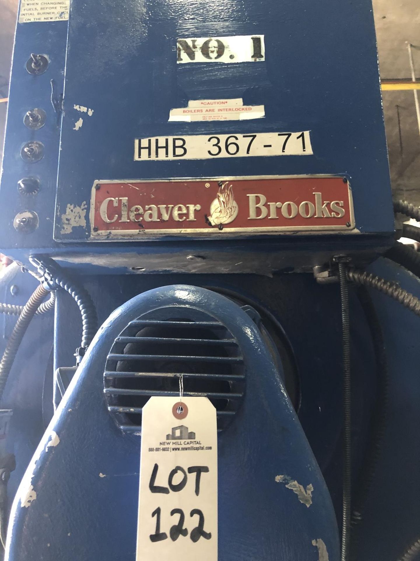 Cleaver Brooks Package Boiler, Model CB655-150, Oil Fired, 15 PSI, 150 HP, Low P | Rig $ See Desc - Image 2 of 10