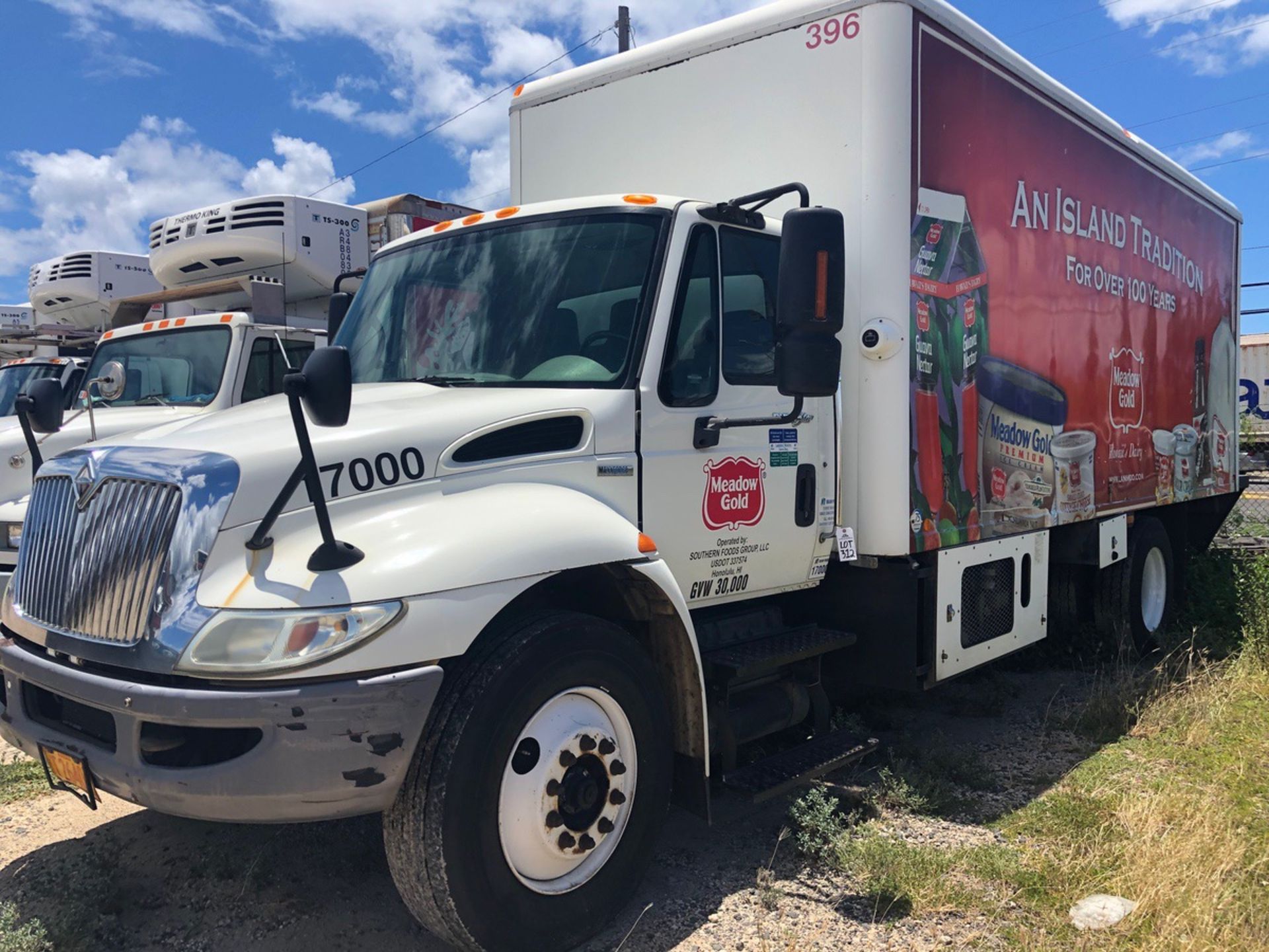 2008 International Durastar Single Box Truck, Mileage: Unknown, (Sand Island Lot) | Buyer to Remove