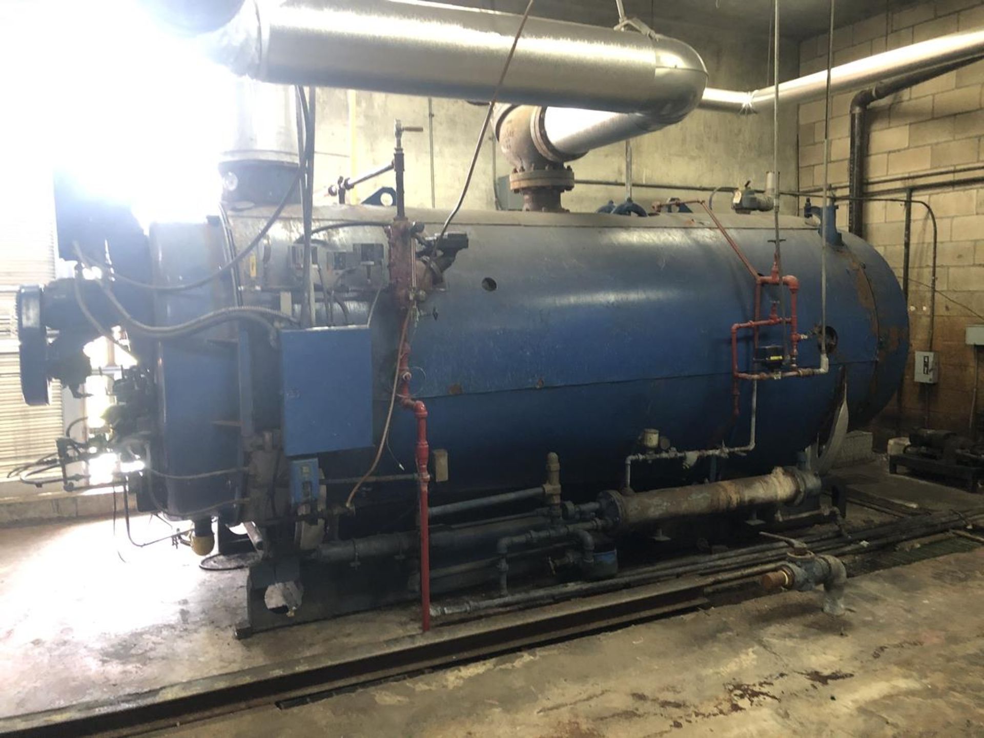 Cleaver Brooks Package Boiler, Model CB655-150, Oil Fired, 15 PSI, 150 HP, Low P | Rig $ See Desc - Image 5 of 10