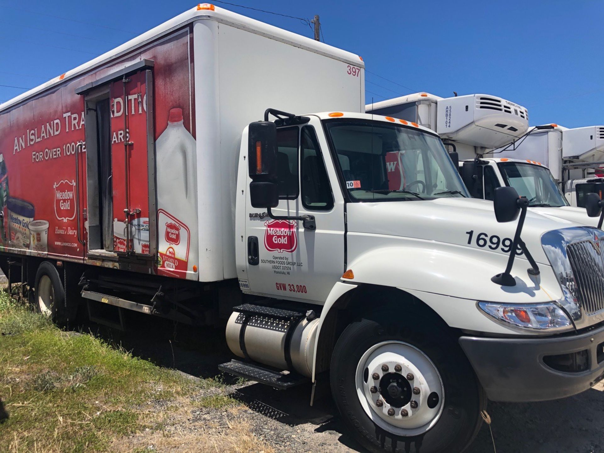 2008 International Durastar Single Box Truck, Mileage: Unknown, (Sand Island Lot) | Buyer to Remove