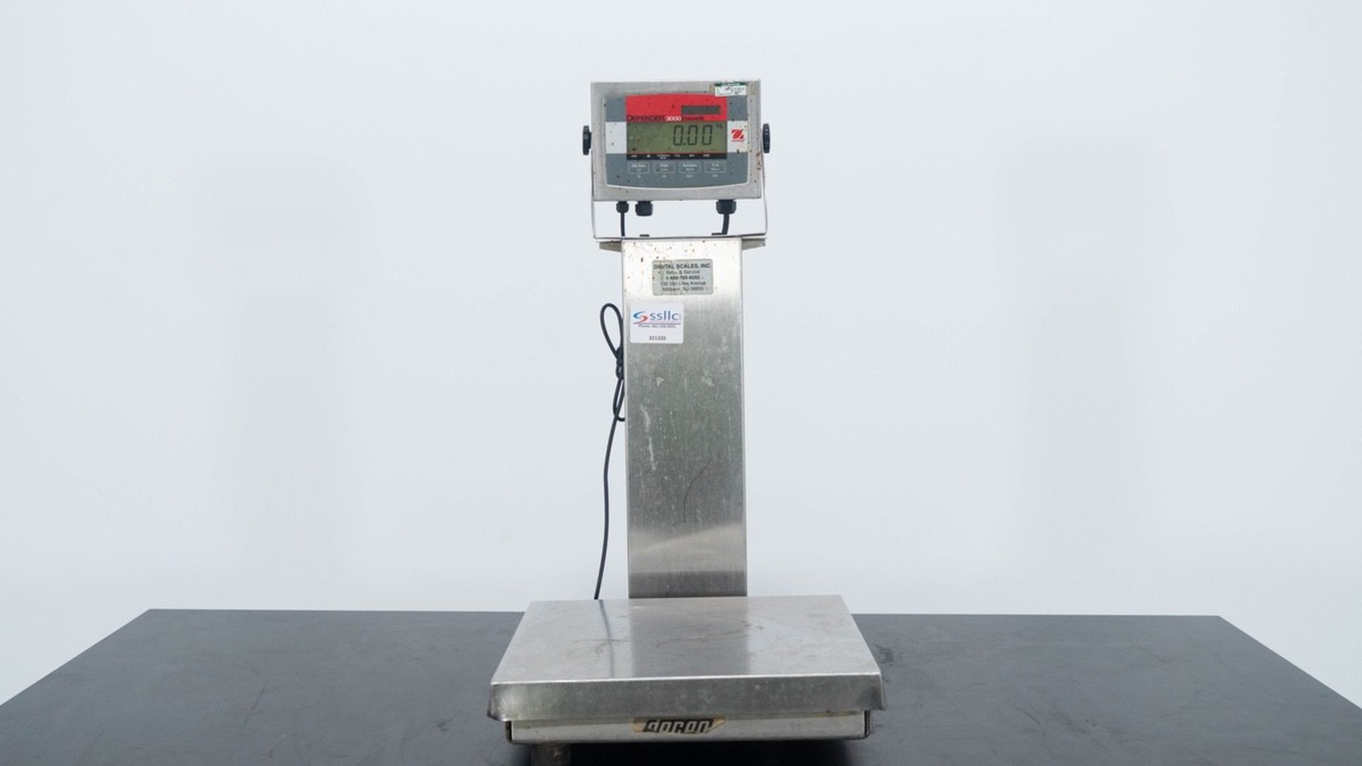 Ohaus Defender 3000XtremeW Digital Scale, Model T32XW, S/N: B819812813, (1) Ohaus D | Rig Fee: $25