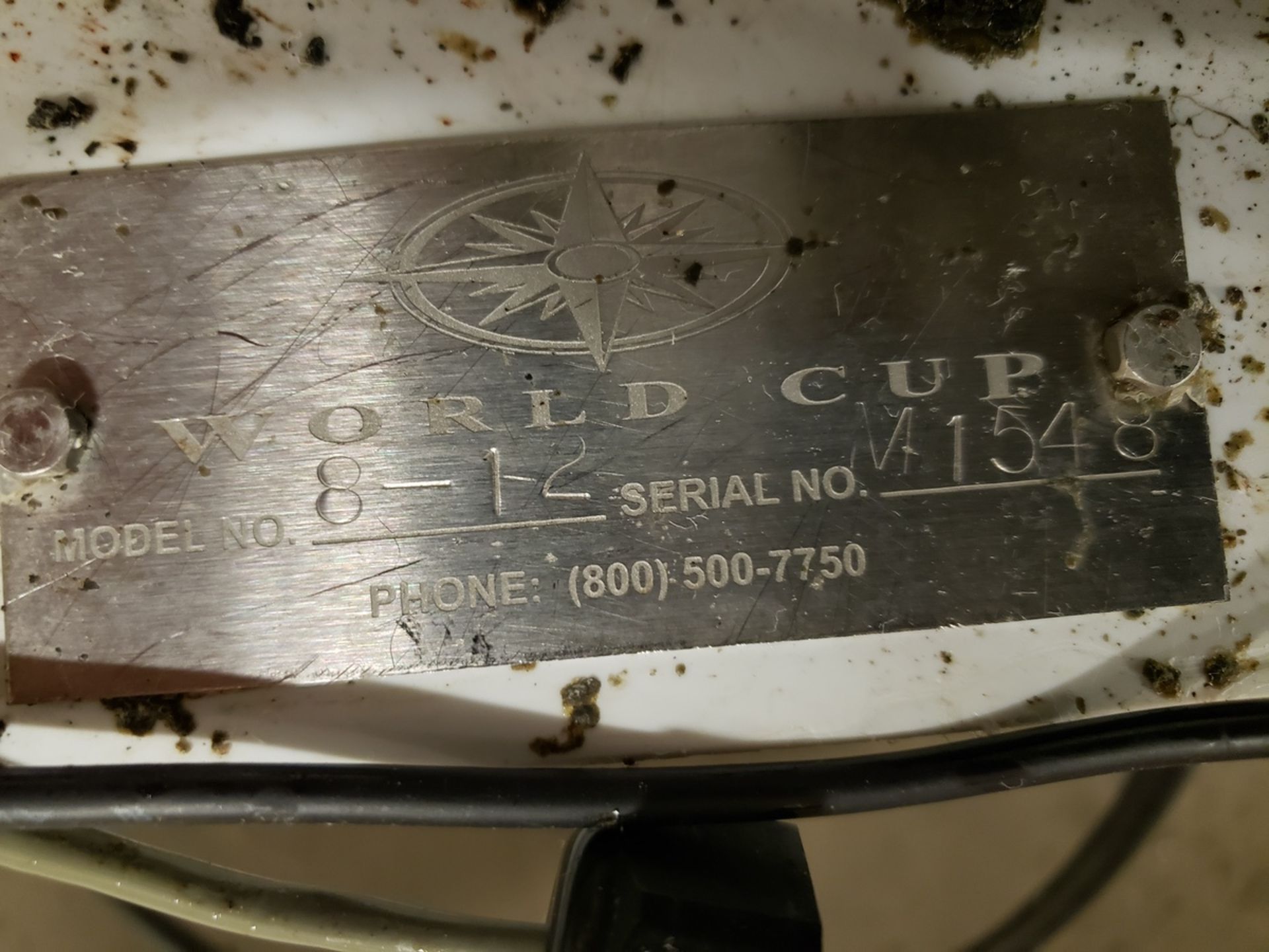 World Cup Rotary Cup Filler, M# 8-12, S/N M1548 (Tagged as 8) | Rig Fee: $350 - Image 2 of 5