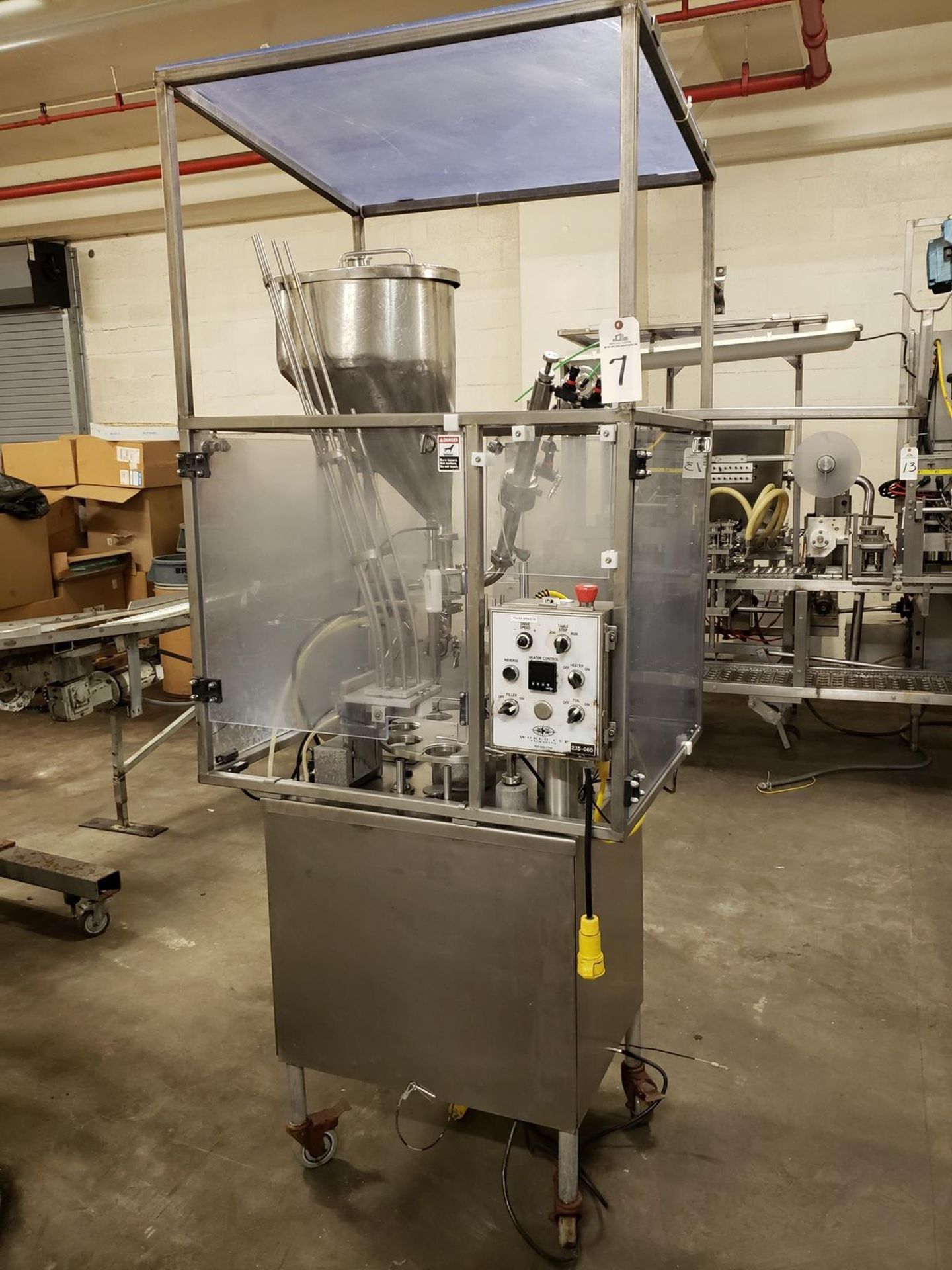 World Cup Rotary Cup Filler, M# 8-12, S/N M1601 (Tagged as 7) | Rig Fee: $350