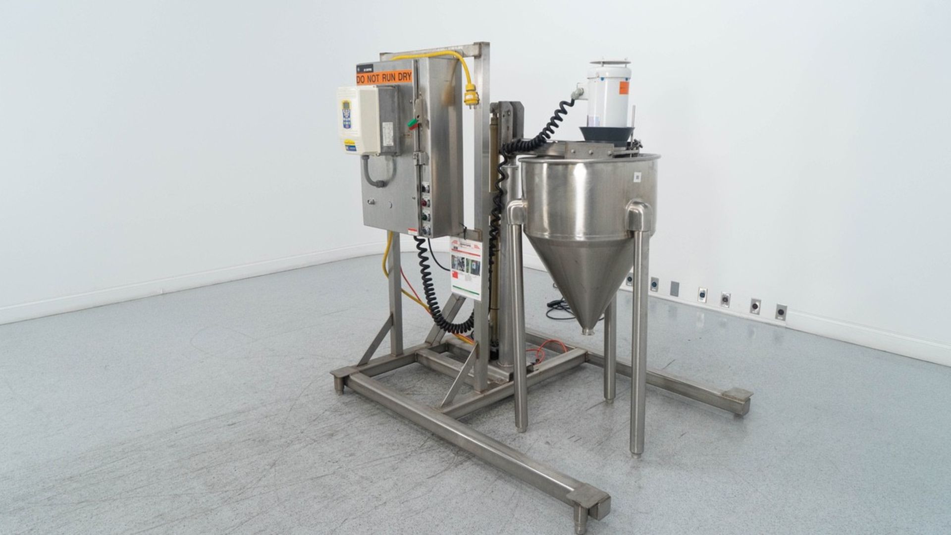 High-Shear Mixer With Cone Tank And Stand, (1) High-Shear Mixer With Cone Tank and | Rig Fee: $100 - Image 3 of 5