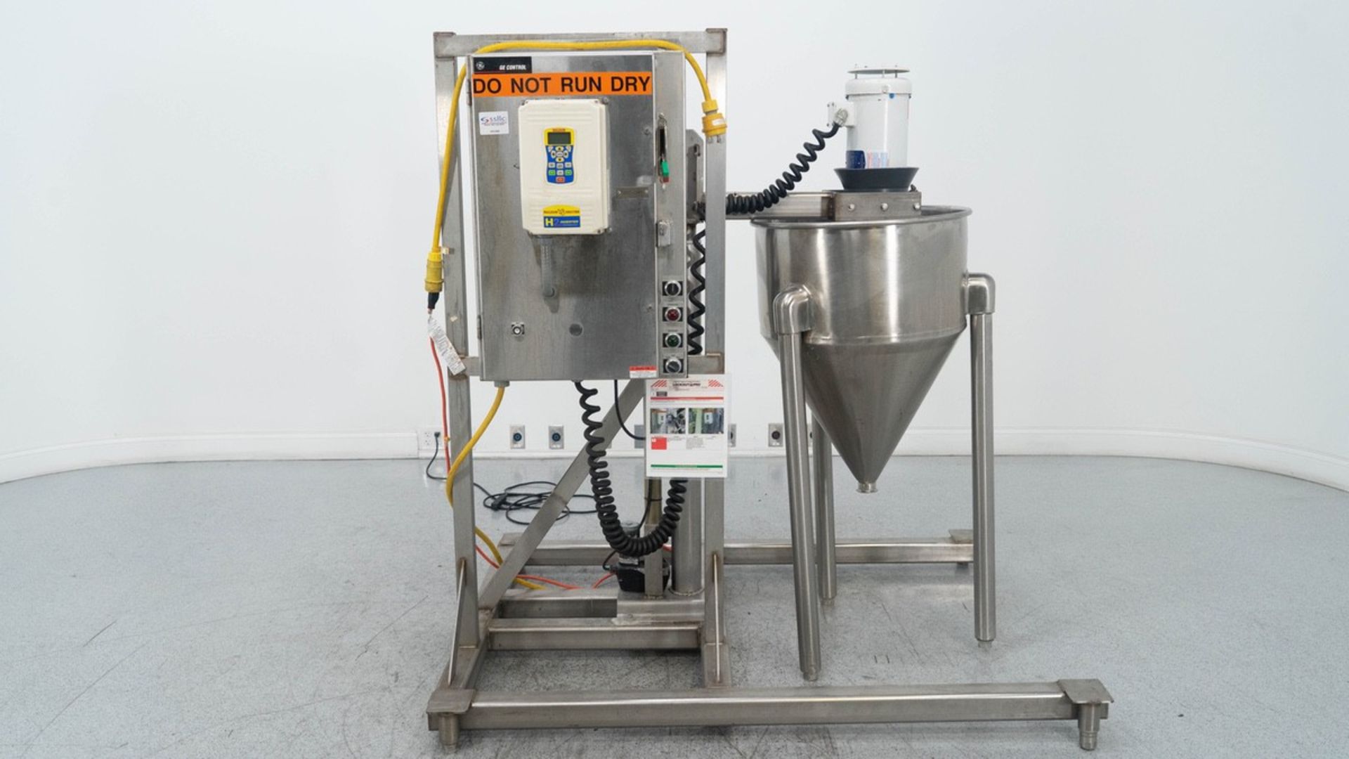 High-Shear Mixer With Cone Tank And Stand, (1) High-Shear Mixer With Cone Tank and | Rig Fee: $100