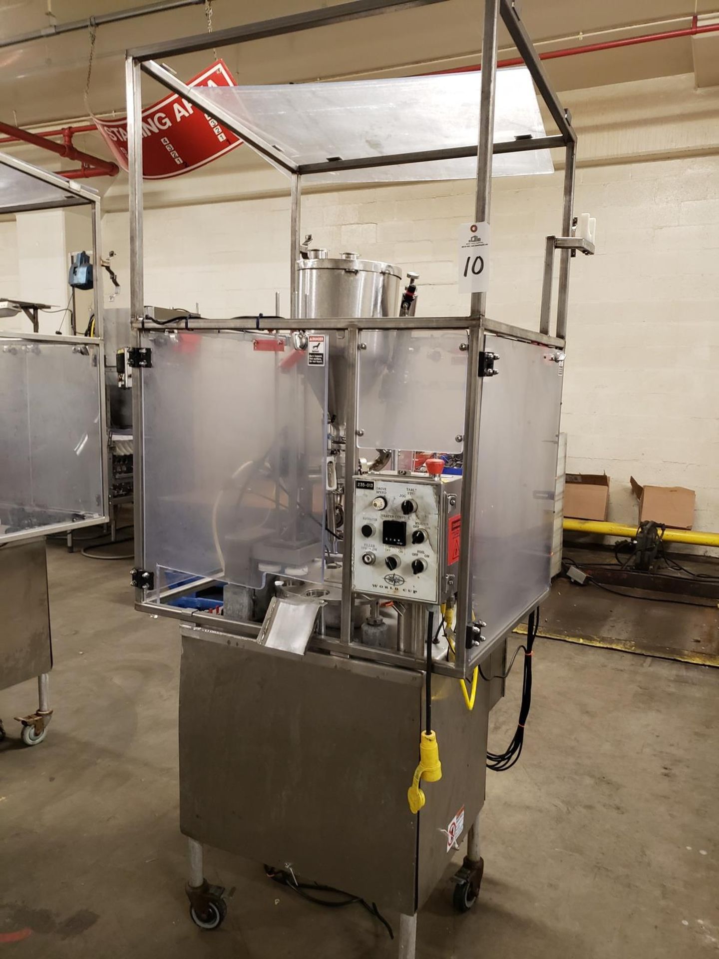 World Cup Rotary Cup Filler, M# 8-12, S/N M1425 (Tagged as 10) | Rig Fee: $350