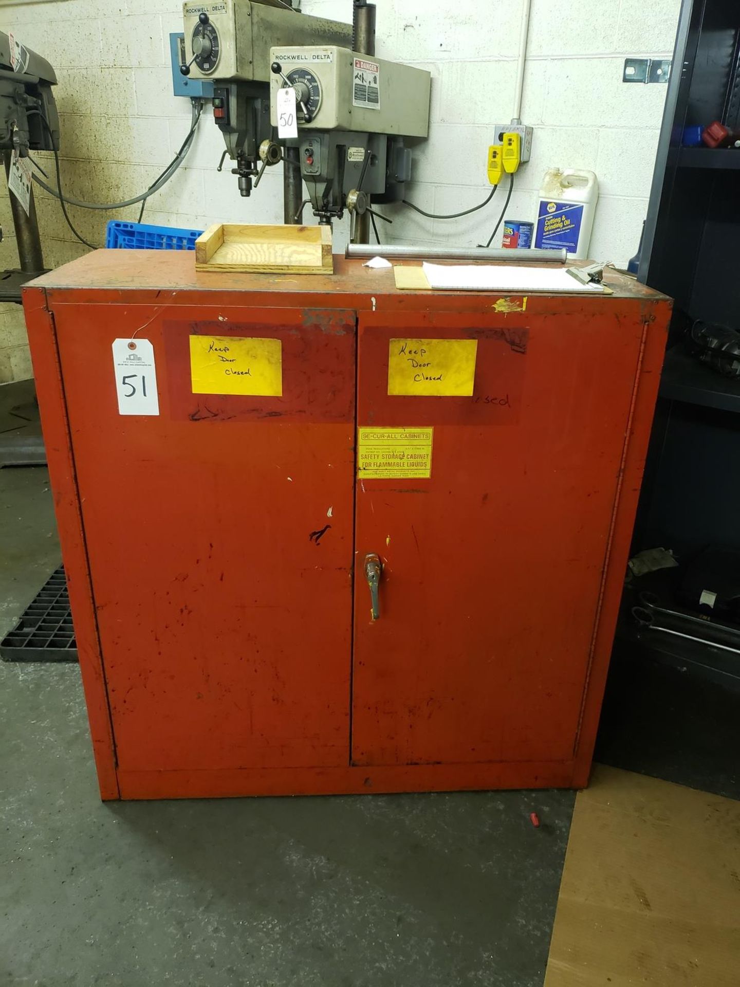 Flammable Material Storage Cabinet | Rig Fee: $25