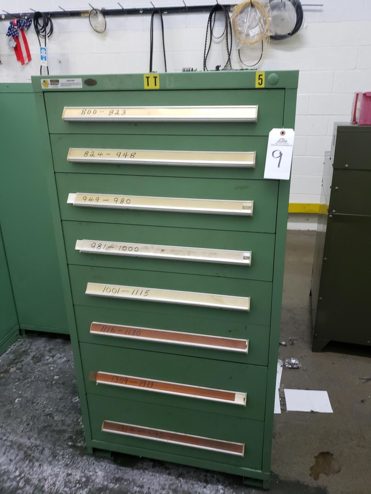 Stanley Vidmar 8 Drawer Storage Cabinet, (Cabinet Only, No Contents) | Rig Fee: $75