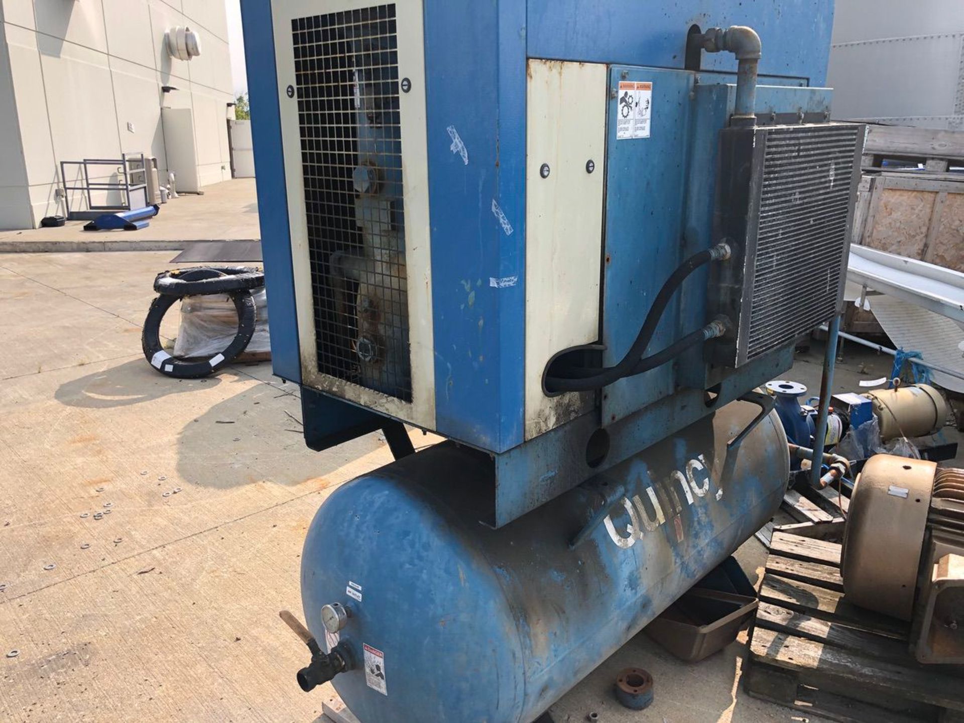 Quincy Air Compressor | Rig Fee: $150 See Full Desc - Image 3 of 3