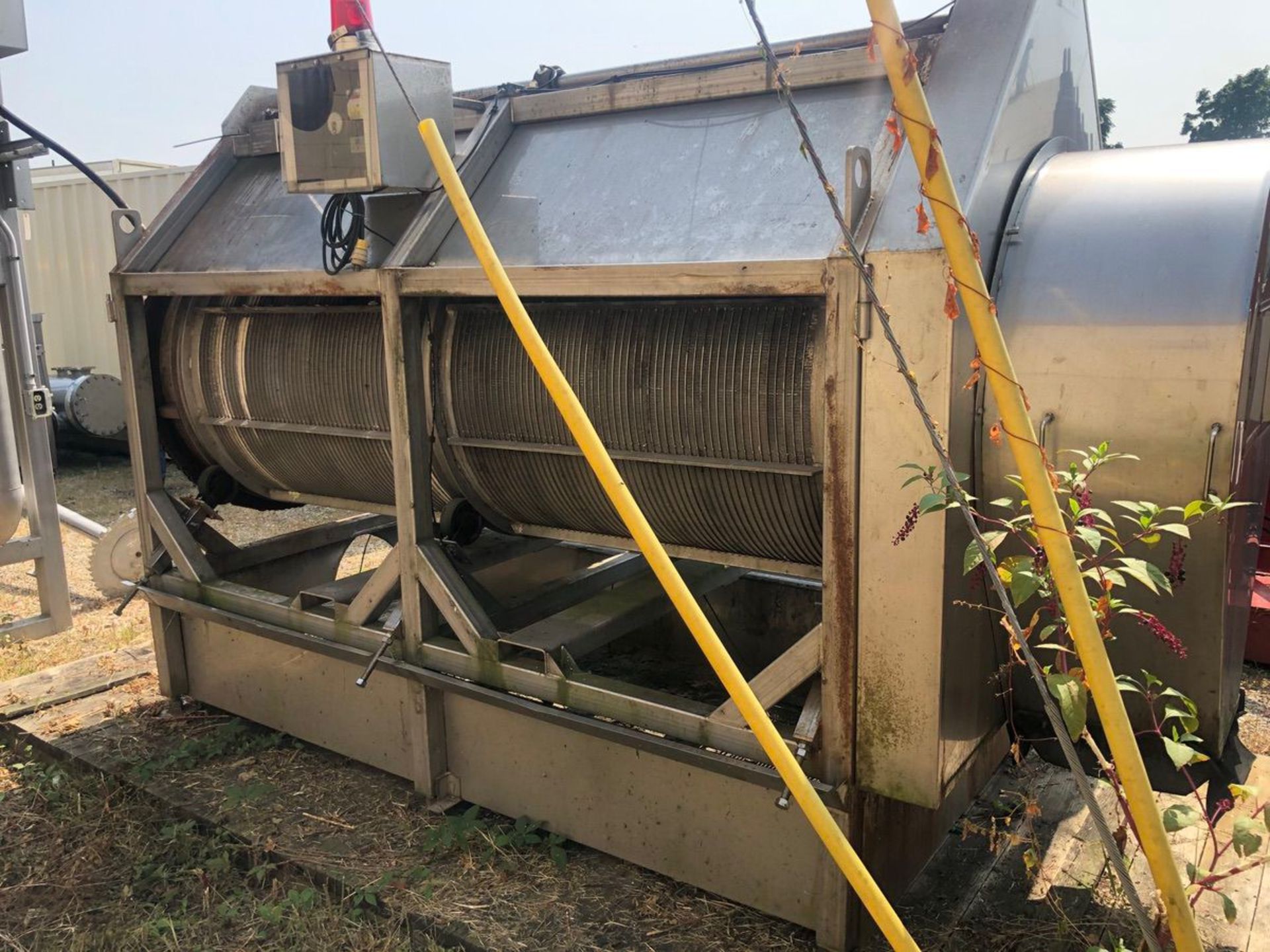 Stainless Steel Rotary Screener (Located at Rigger's Warehouse/Yard) | Rig Fee: $250 See Full Desc
