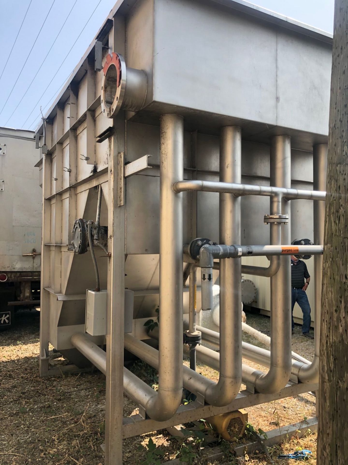 Stainless Steel DAF Tank (Located at Rigger's Warehouse/Yard) | Rig Fee: $500 See Full Desc - Image 3 of 5